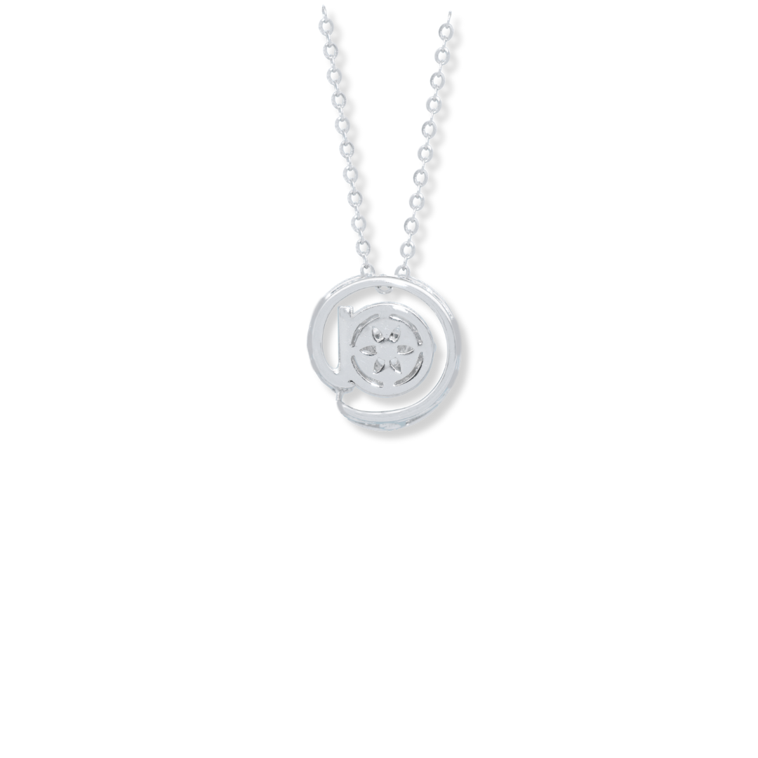 925 Sterling Silver Spiral @ Necklace