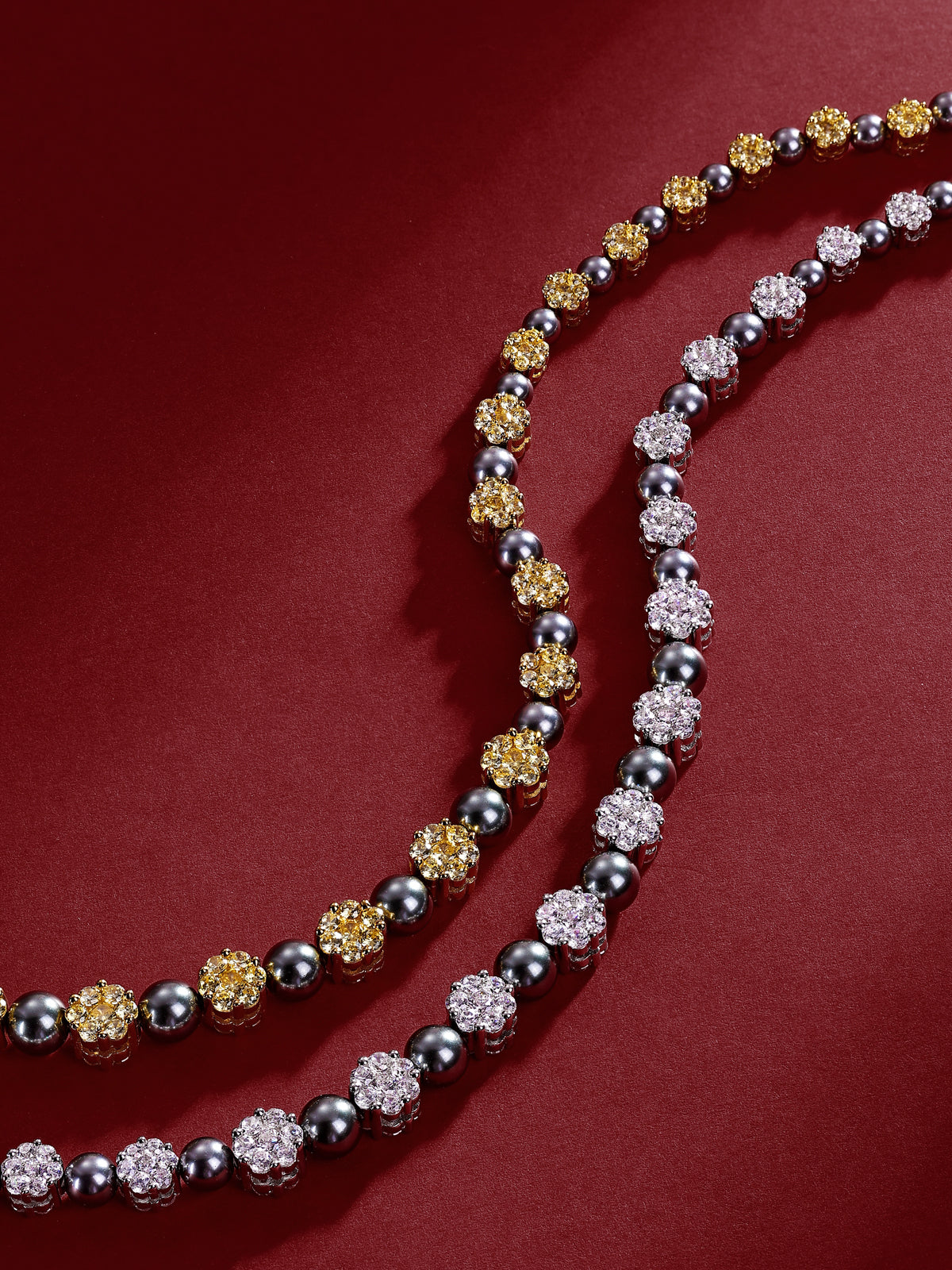 Harmony Blossom Tahitian pearls Necklace