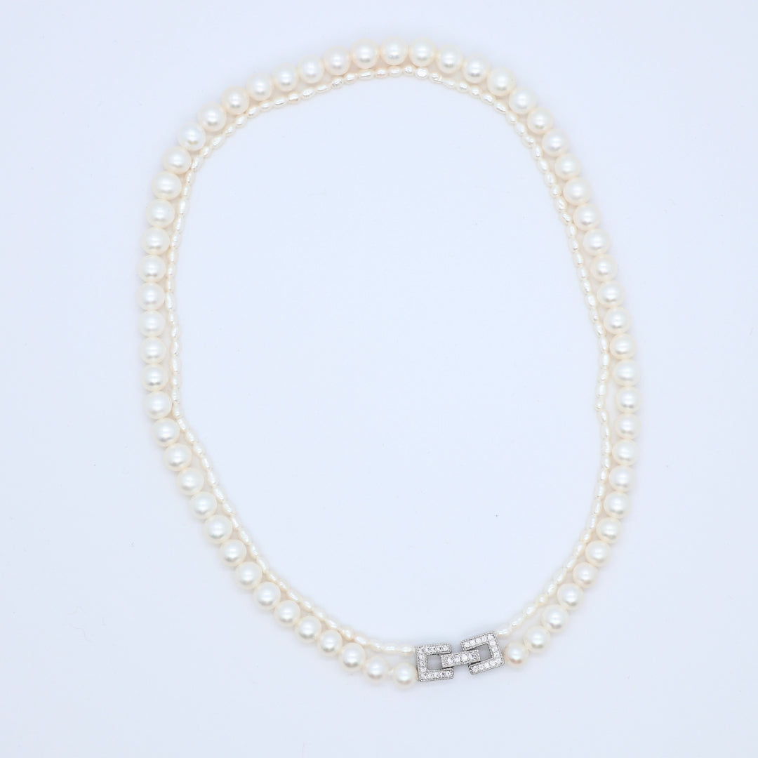 Pearl Tandem Necklace