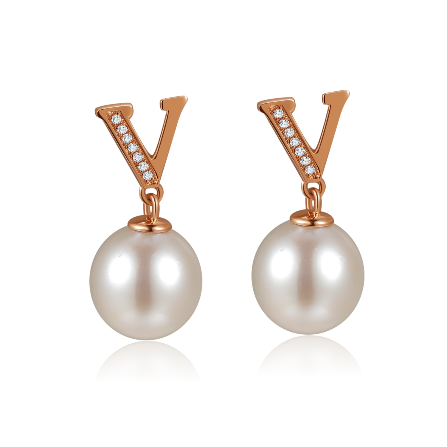 VICACCI V Harmony Pearl Earrings