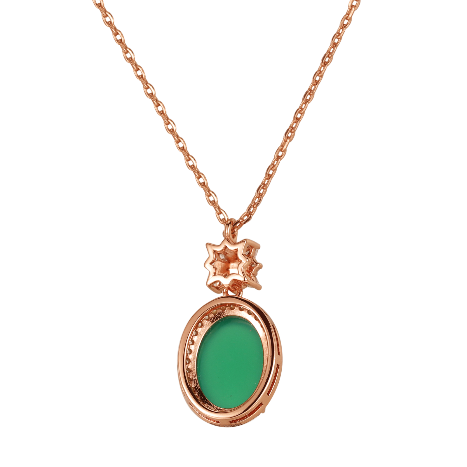 Snowflake Jade Necklace