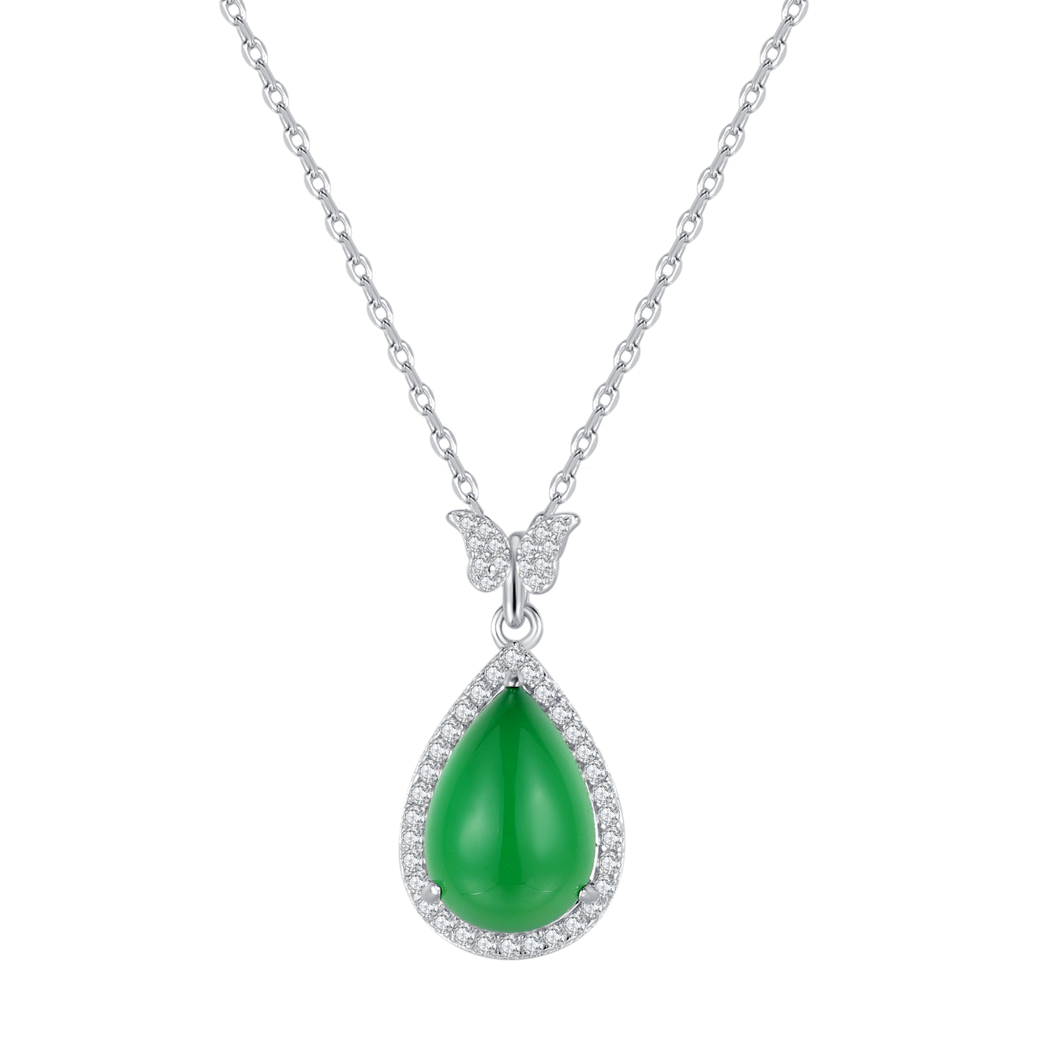 Drip Jade Necklace