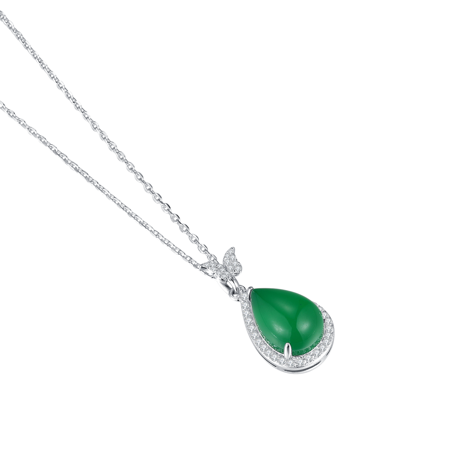 Drip Jade Necklace