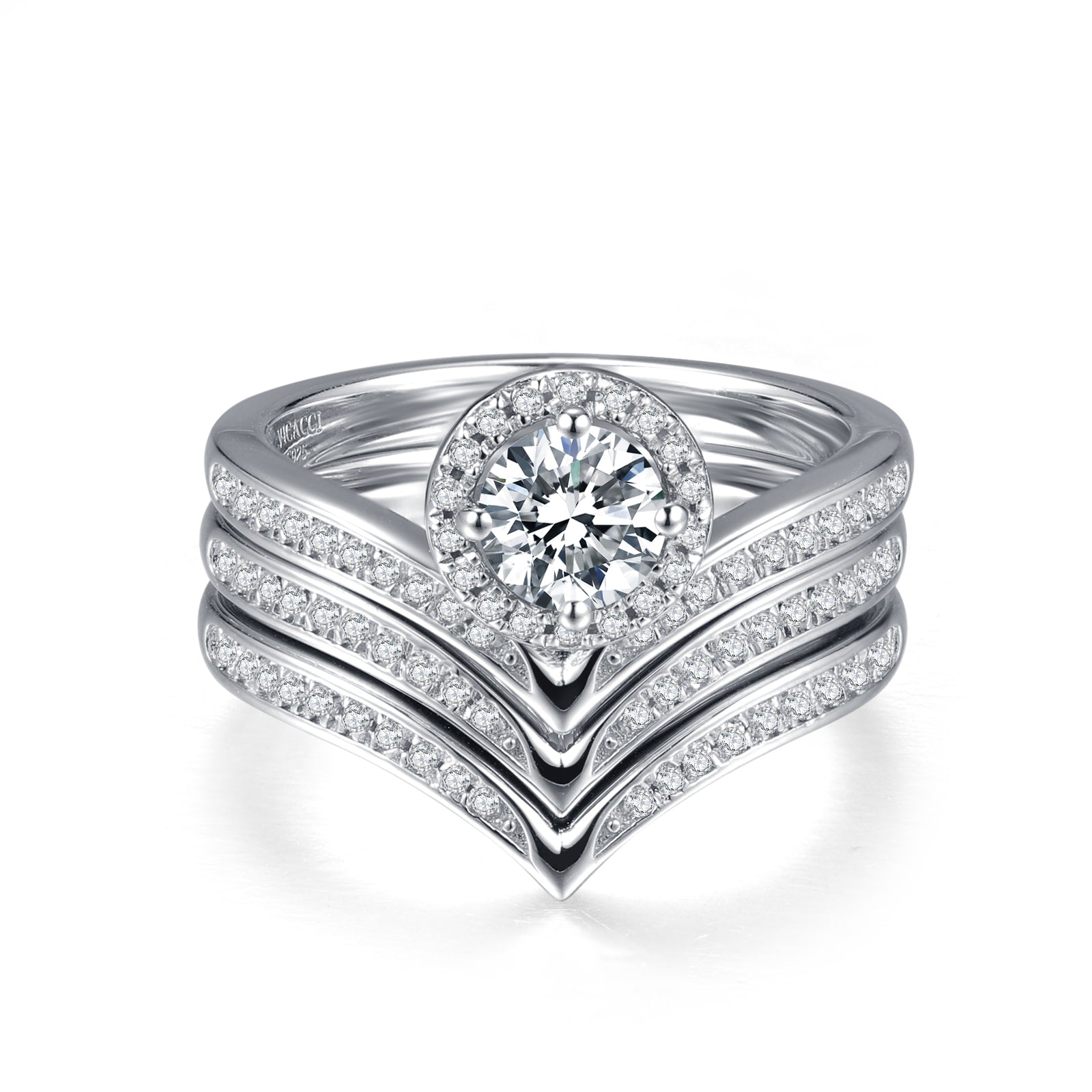 Delux Graceful Harmony Ring Set