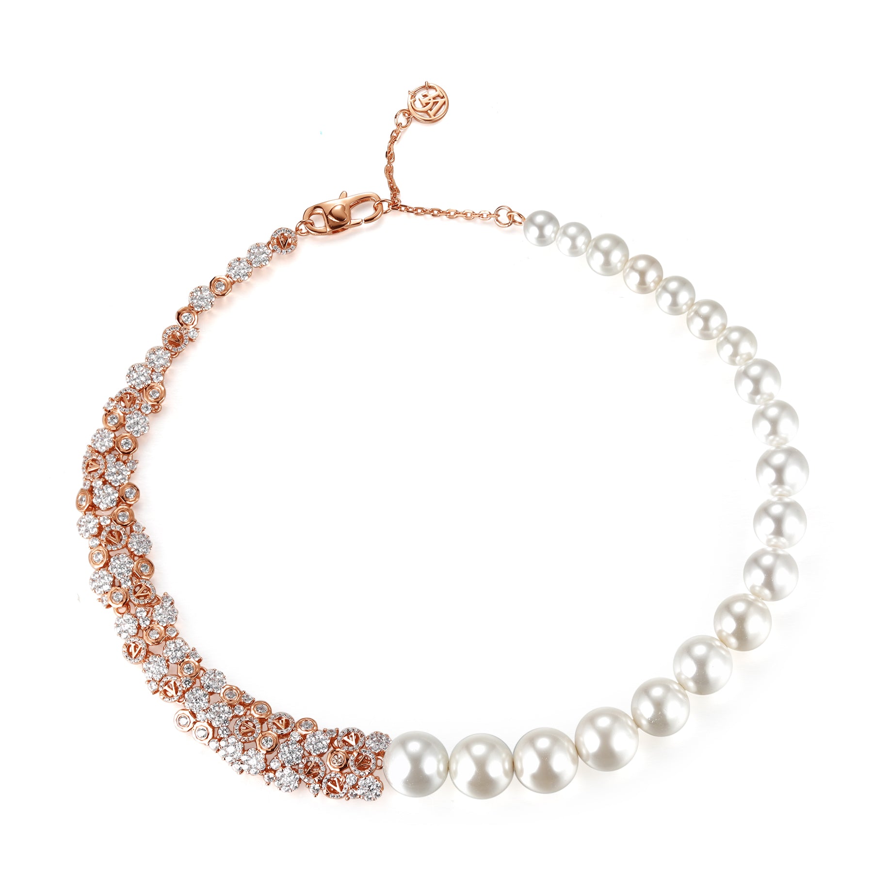 Elegant Affinity Pearl Necklace(18V)