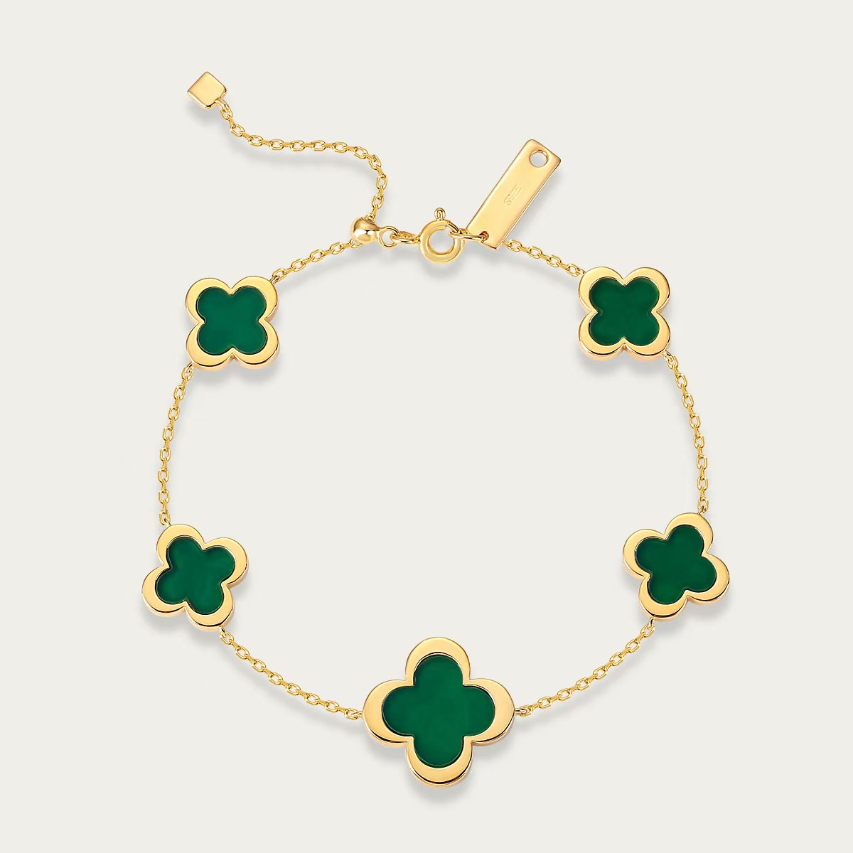 Clover Jade Bracelet (16mm)