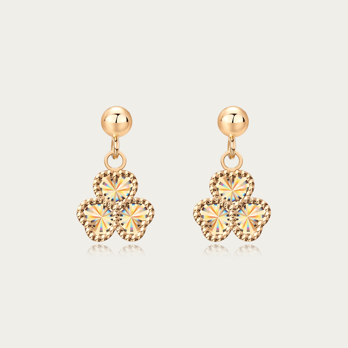 Trefoil Clover Earrings