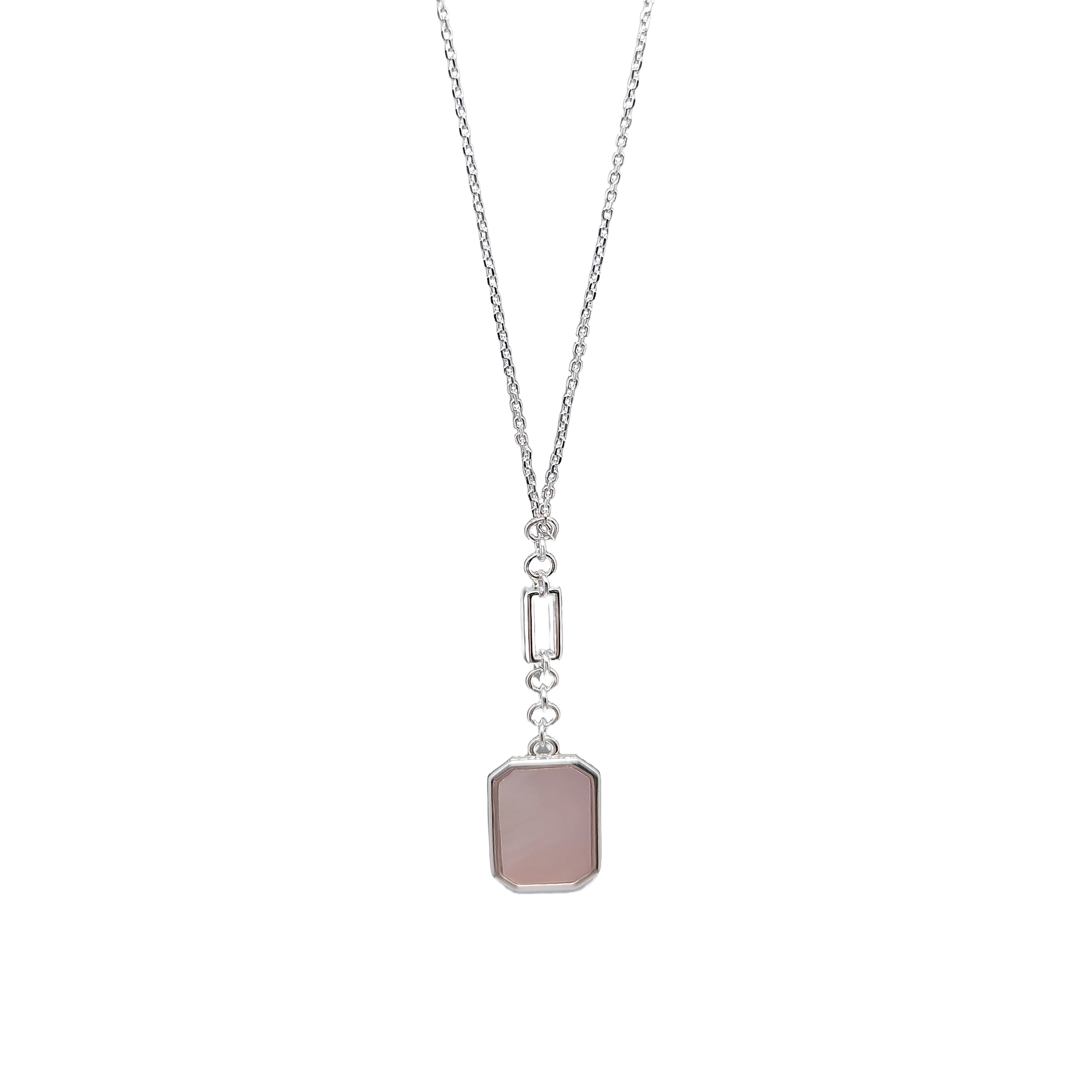 Cube Mother Of Pearl Necklace