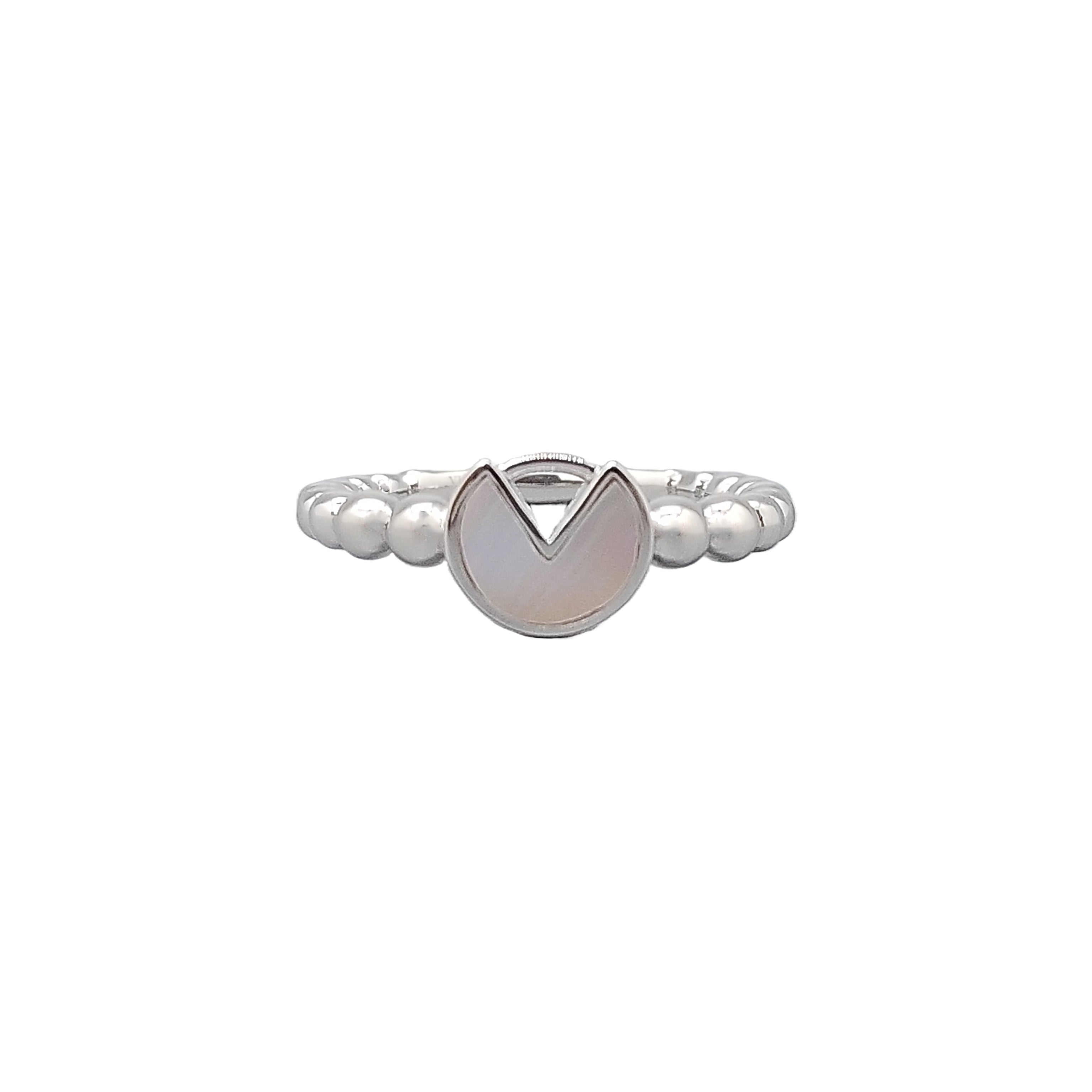 Lotus Mother Of Pearl Ring