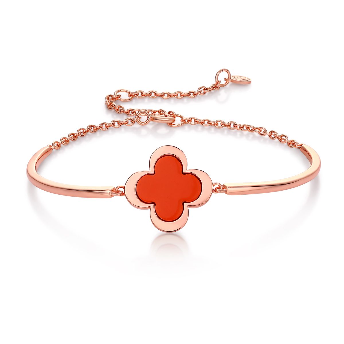 Clover Mother of Pearl Rose gold Bracelet