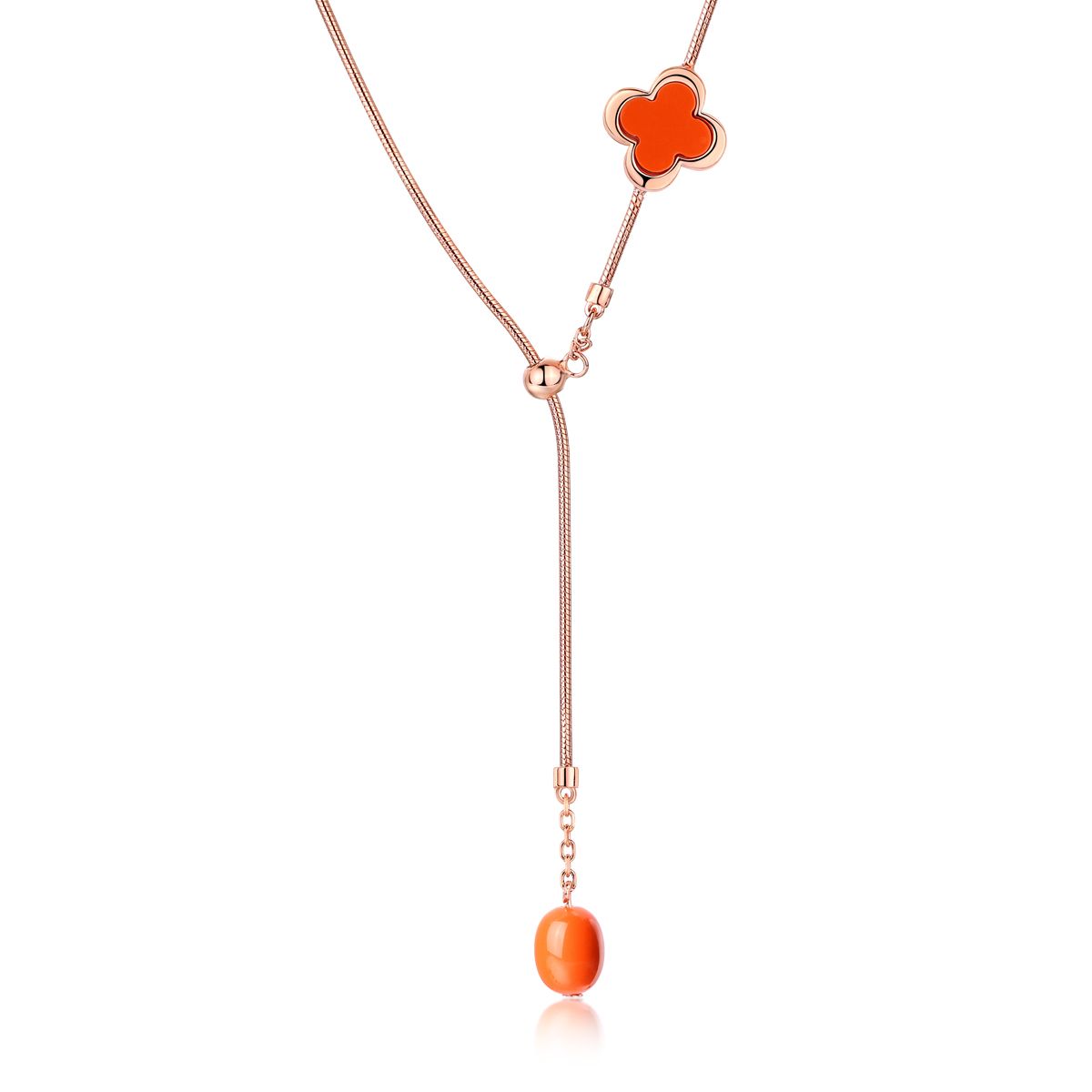 Special Clover Mother of Pearl Neckla