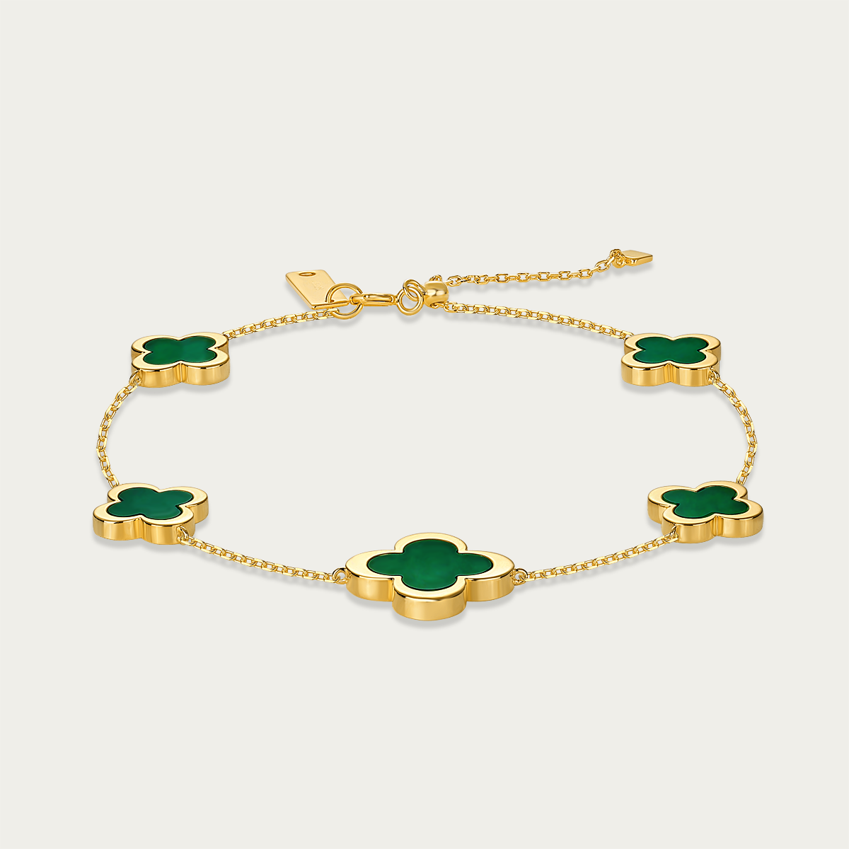 Clover Jade Bracelet (16mm)