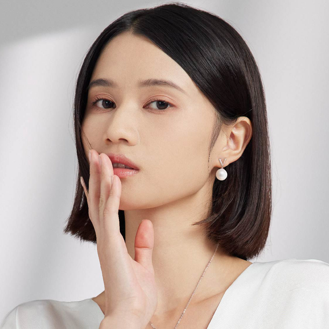 VICACCI V Harmony Pearl Earrings