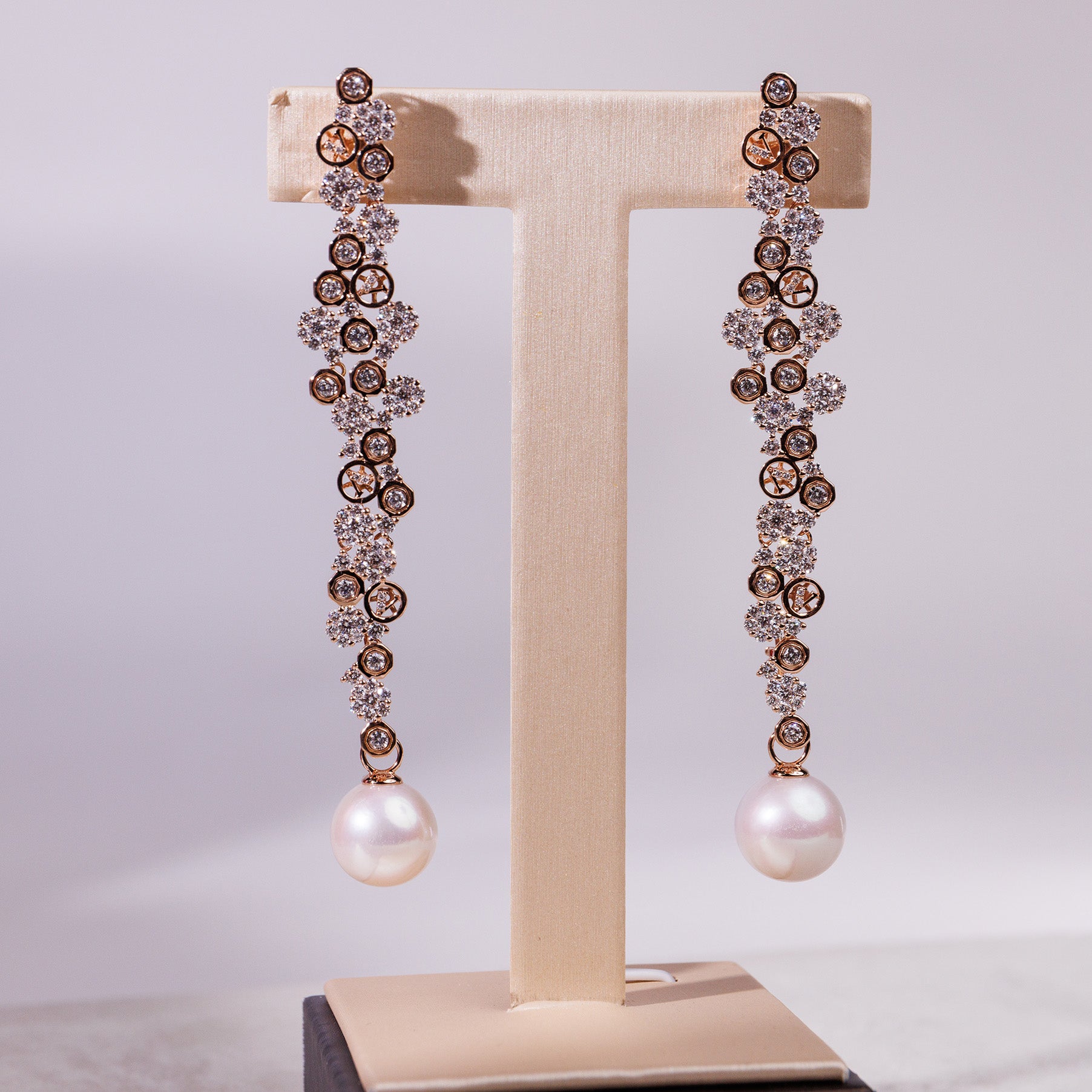 Elegant Affinity - Long Pearl Dangles