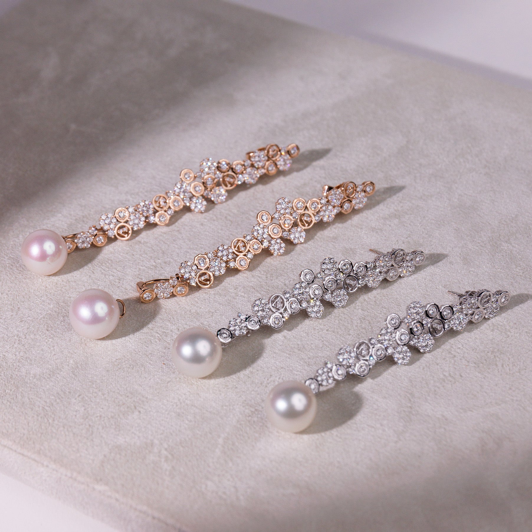 Elegant Affinity - Long Pearl Dangles