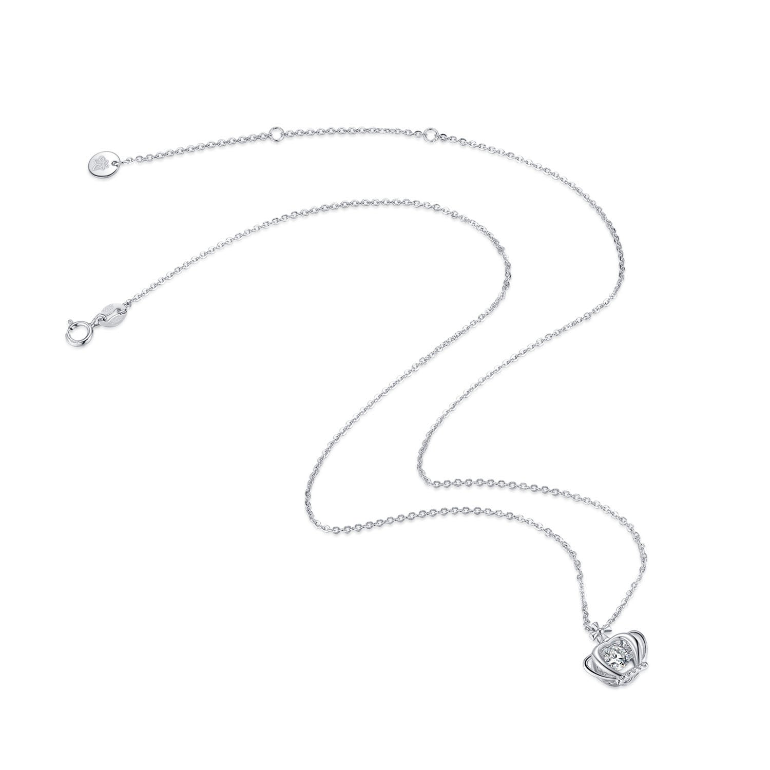 Crown 925 Sterling Silver Smart Necklace