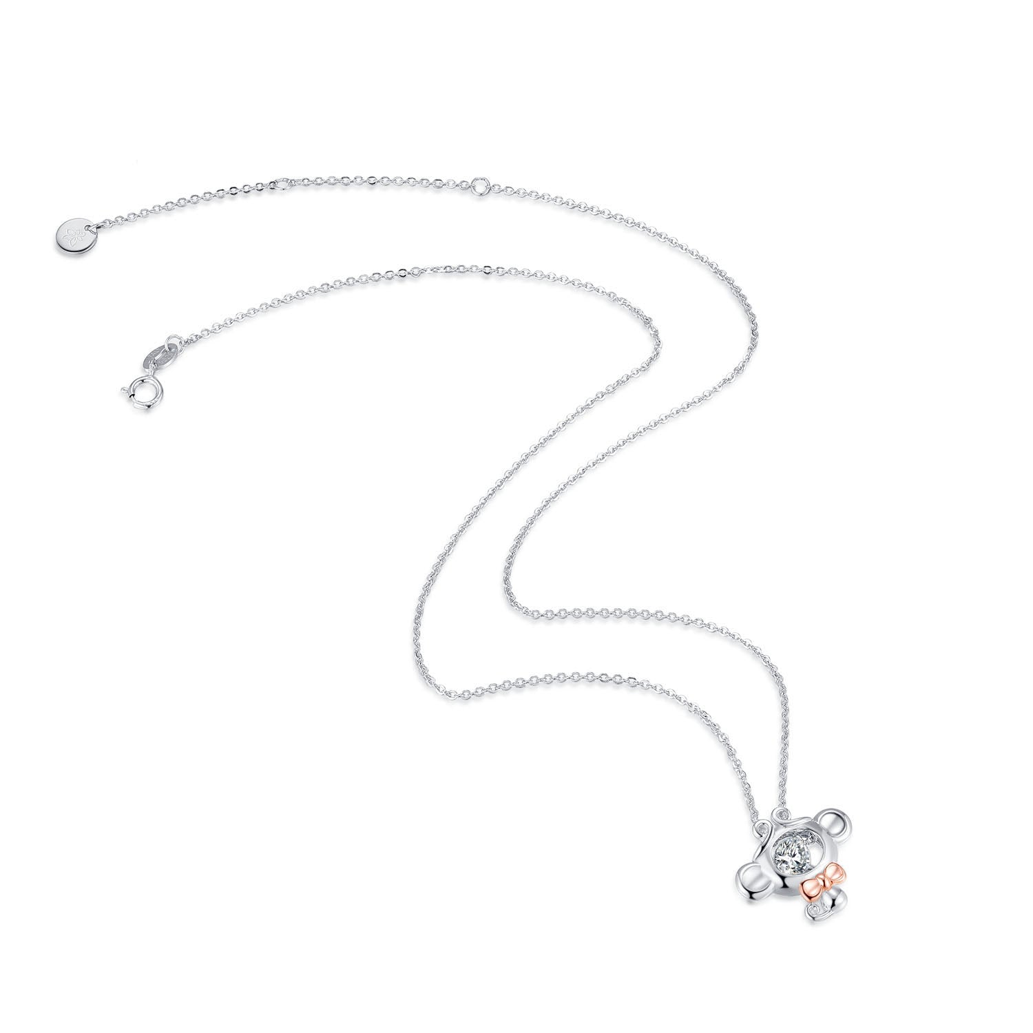 925 Sterling Silver Smart Monkey Smart Necklace