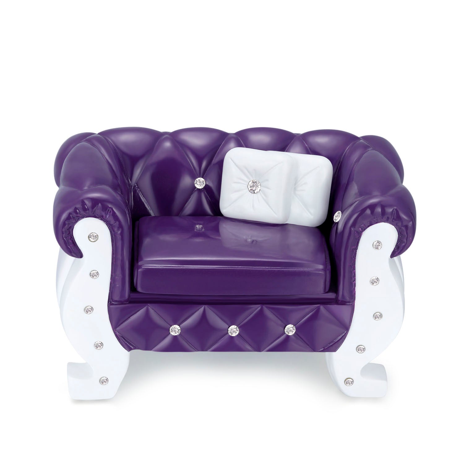 Nice Resin Sofa shape purple Jewelry Box