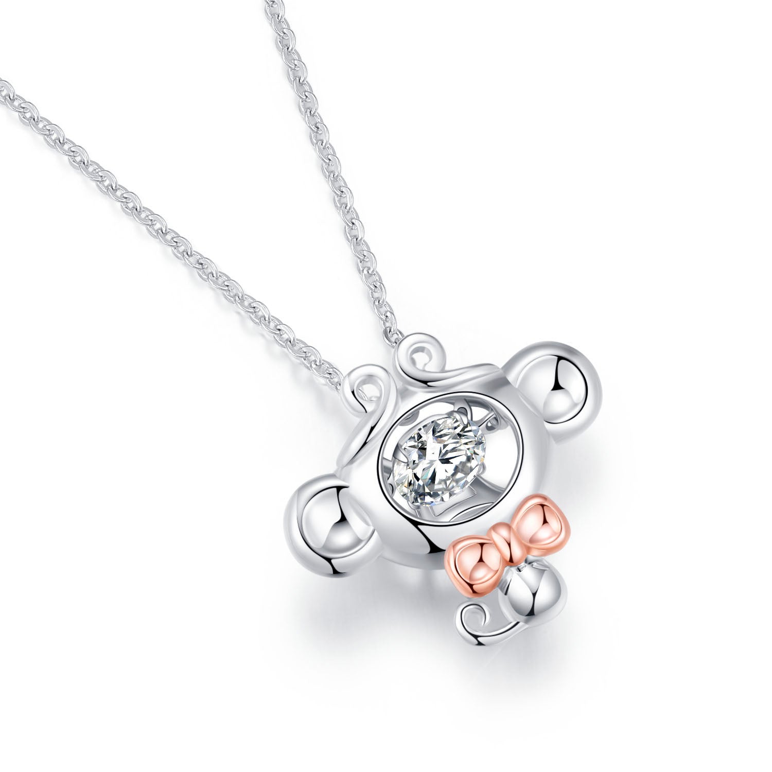 925 Sterling Silver Smart Monkey Smart Necklace