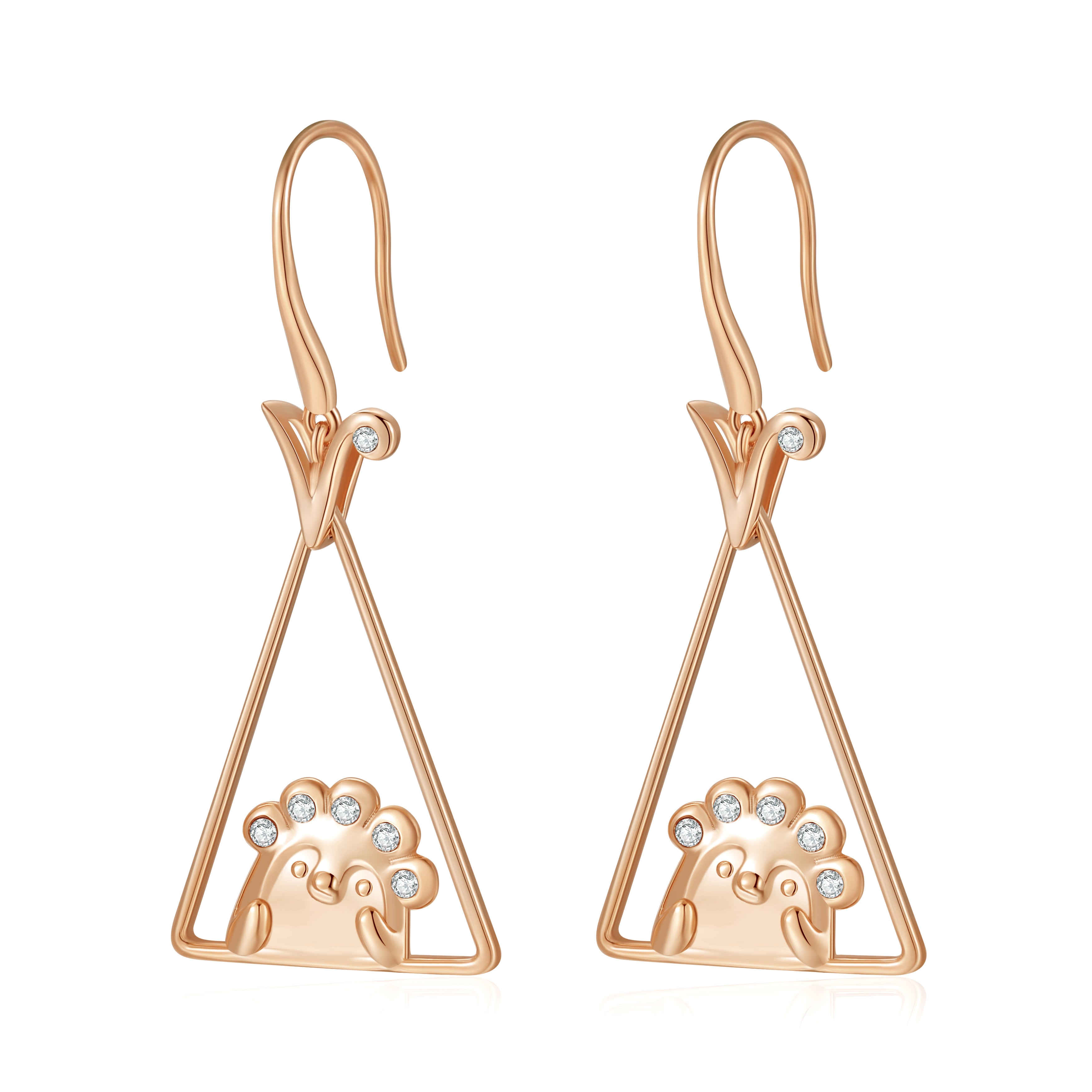 Pensive Leather Wide Earrings