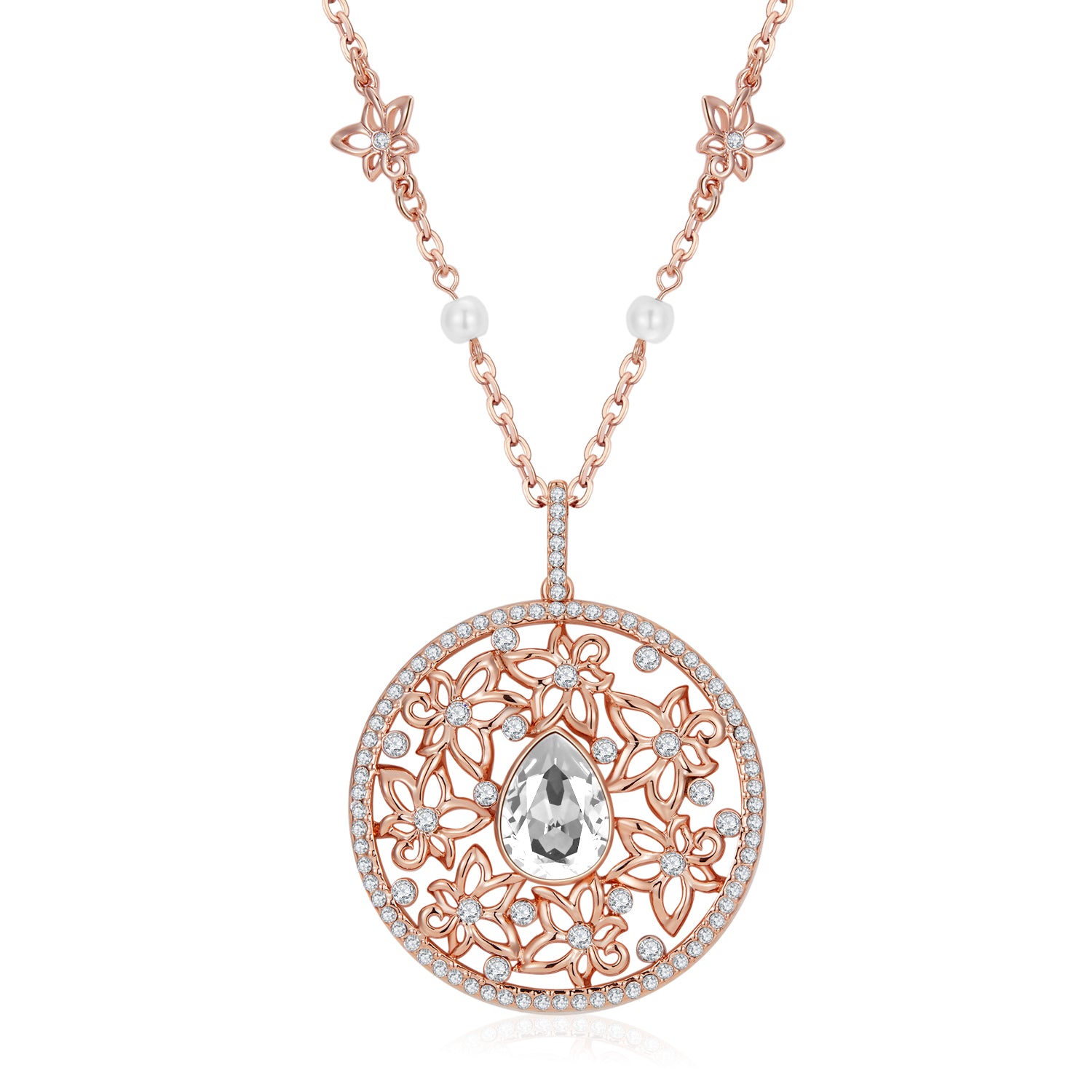 VICACCI medallion's great circular shape Necklace