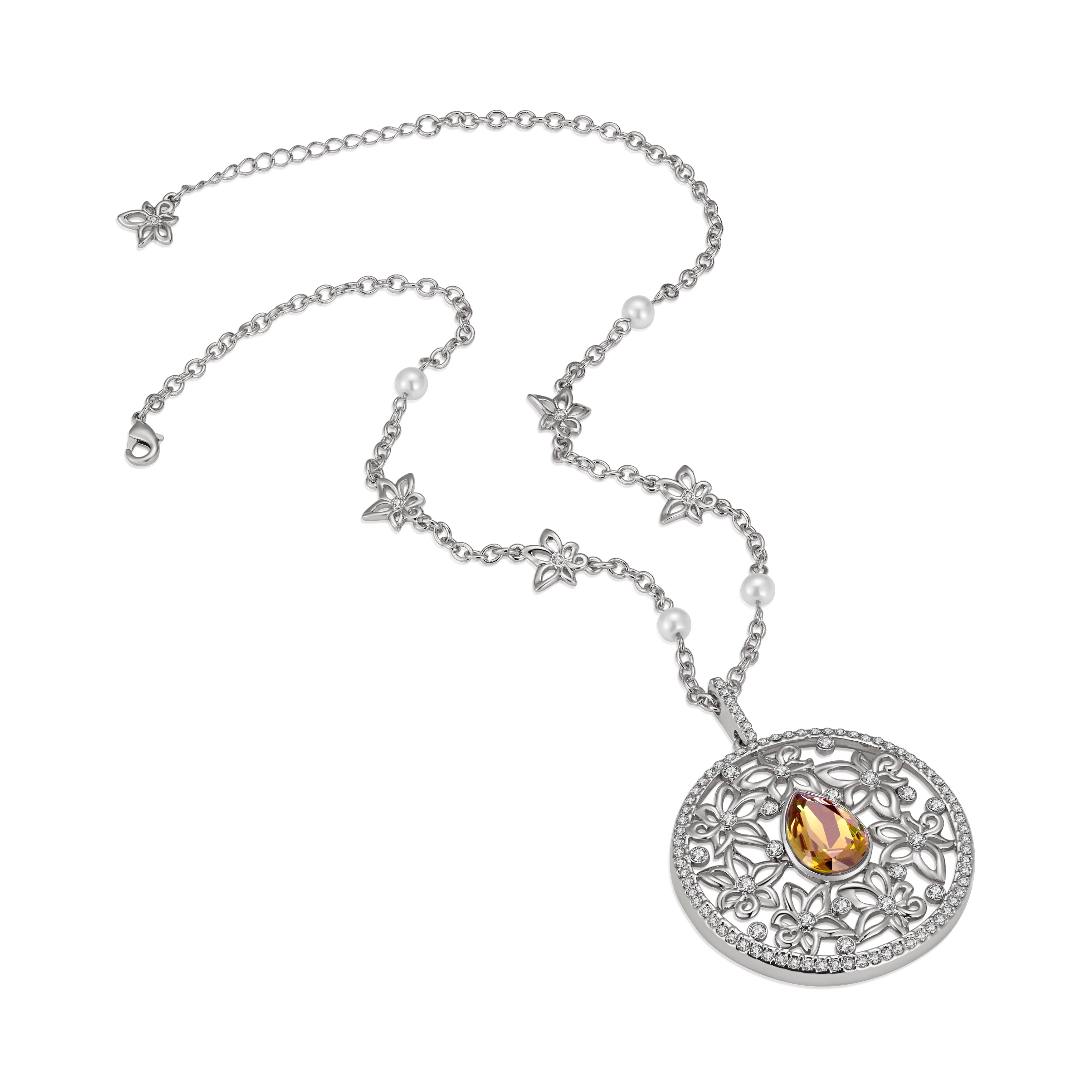 VICACCI Delicate Riches and honour flowers, Embellished with crystals