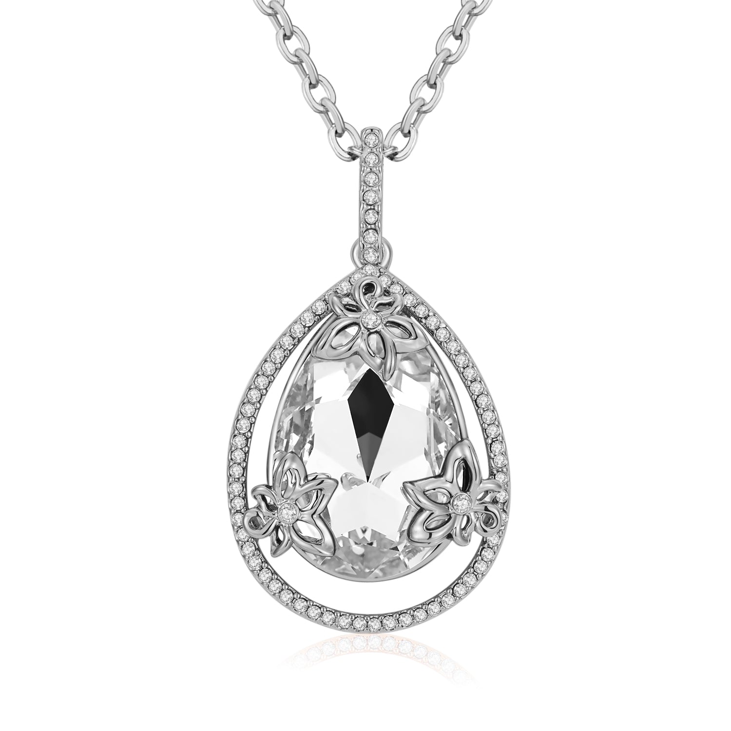 Fashionable VICACCI Mermaid tears Pendant necklace