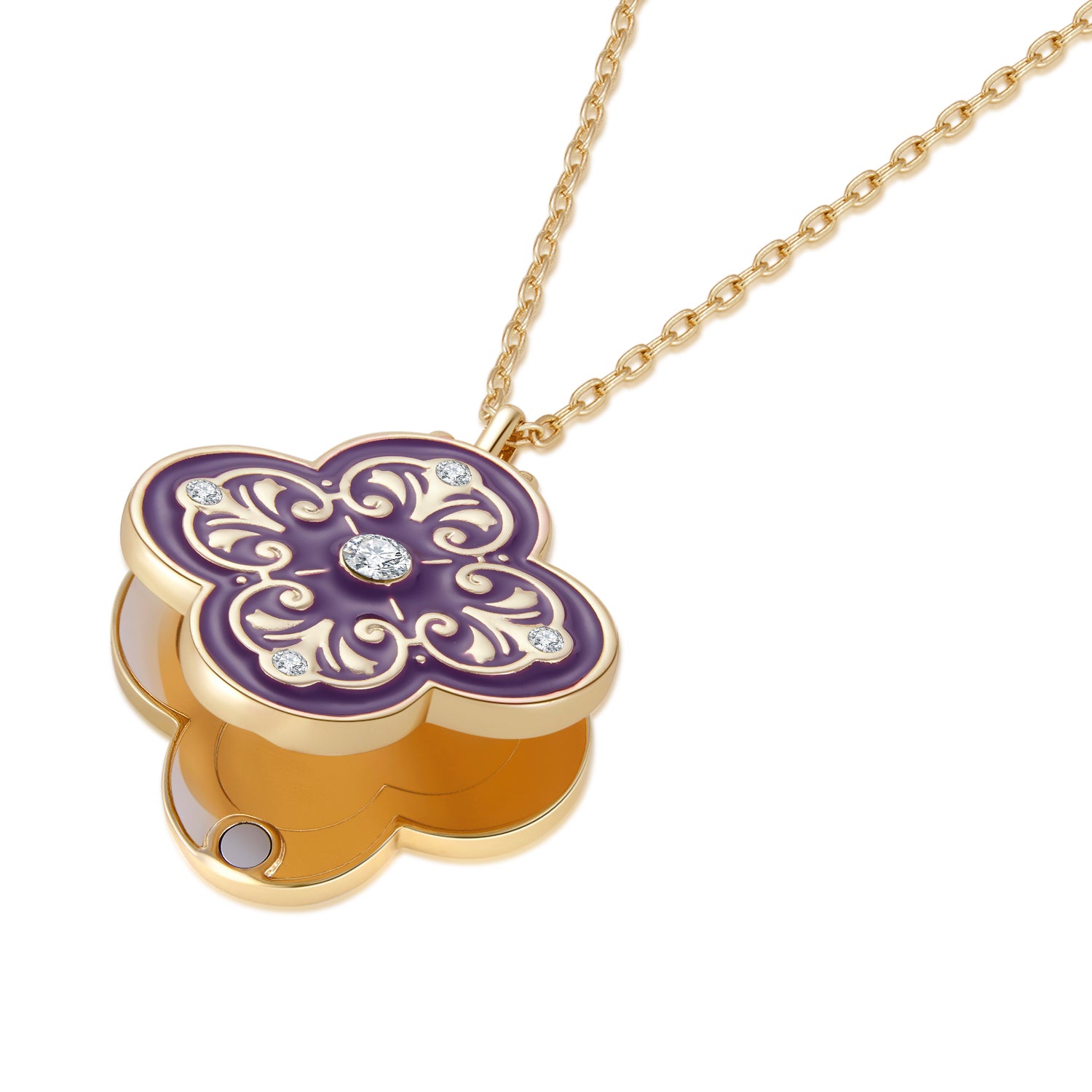 Eternal Memories Crystal Frame Necklace