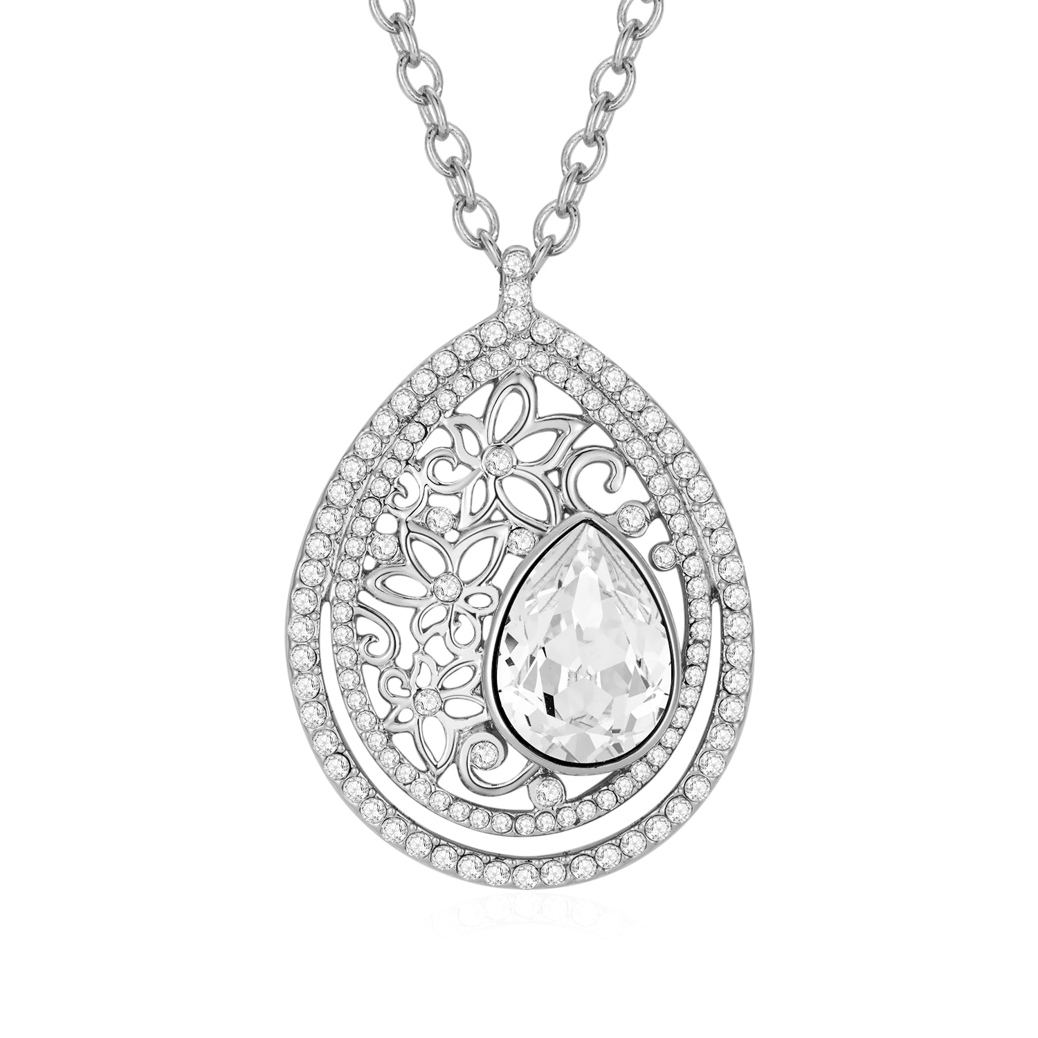 Vicacci Teardrop fashion necklace