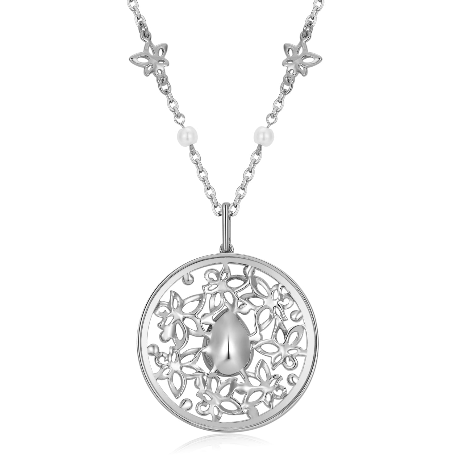 VICACCI Delicate Riches and honour flowers, Embellished with crystals