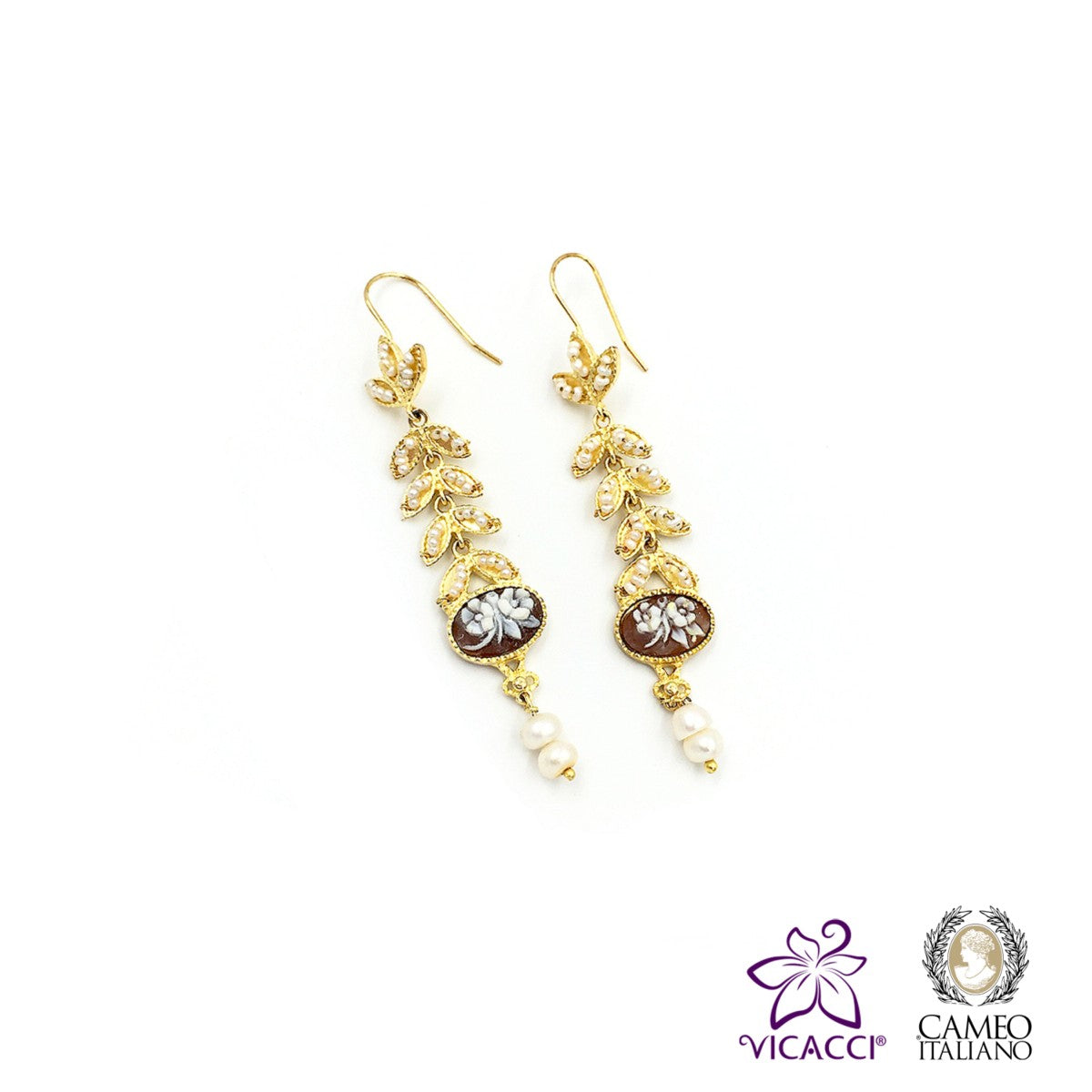Cameo Italiano, O906 Earrings