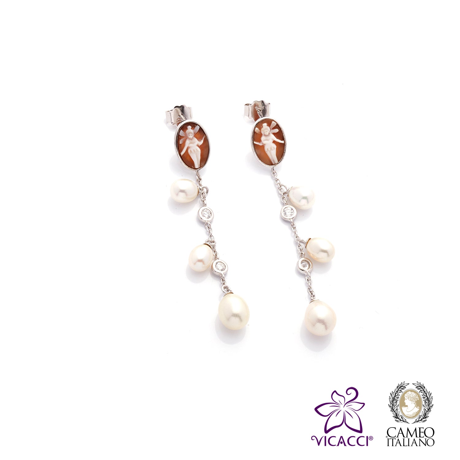 Cameo Italiano, OC4 Earrings