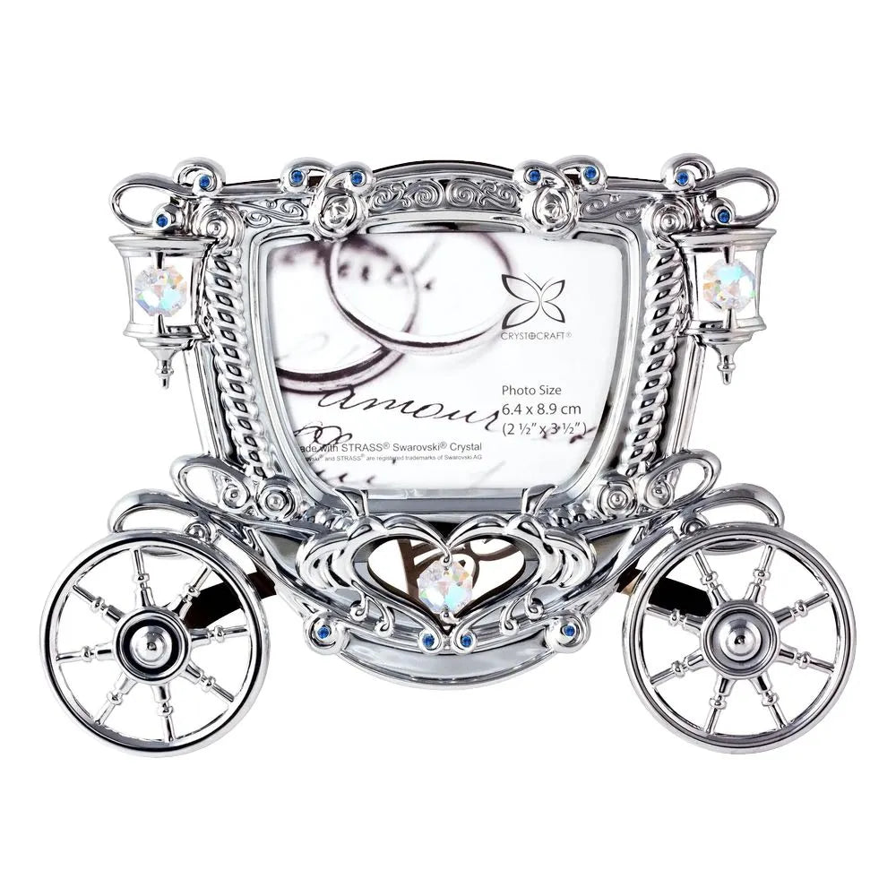 2R Cinderella Carriage Personalized Wedding Photo Frame