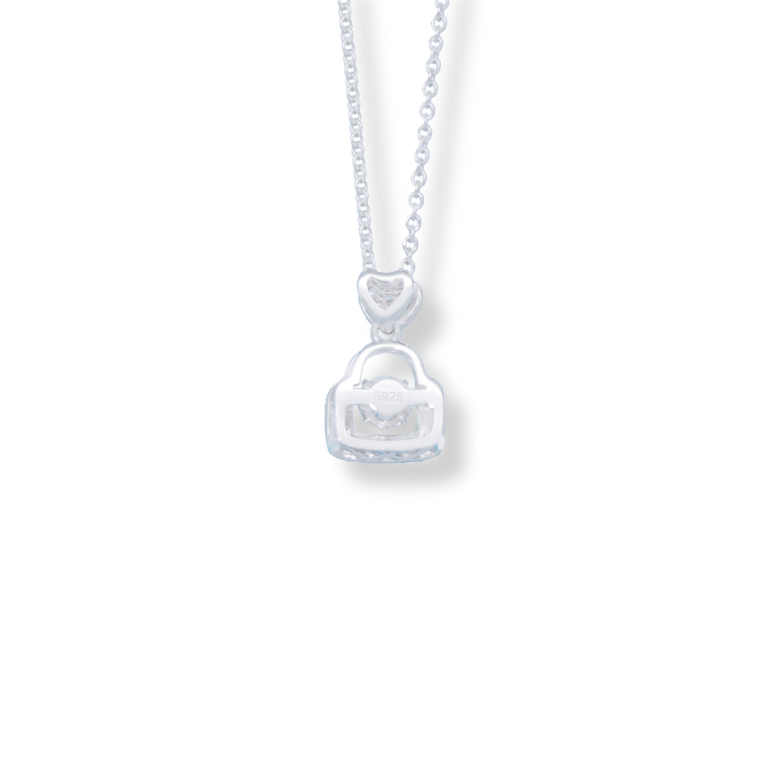 925 Sterling Silver Gift Box Necklace