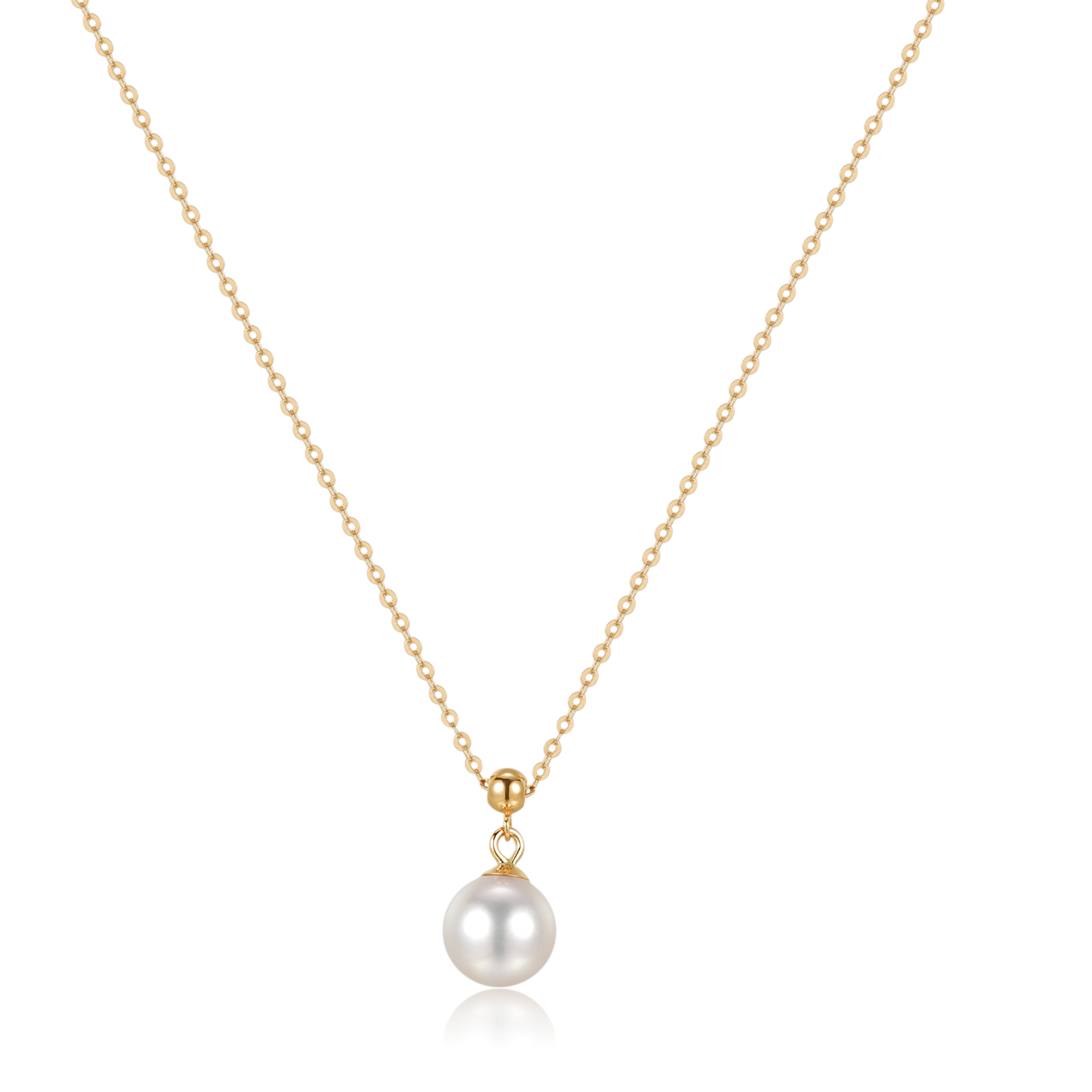 "dot" Pearl Necklace