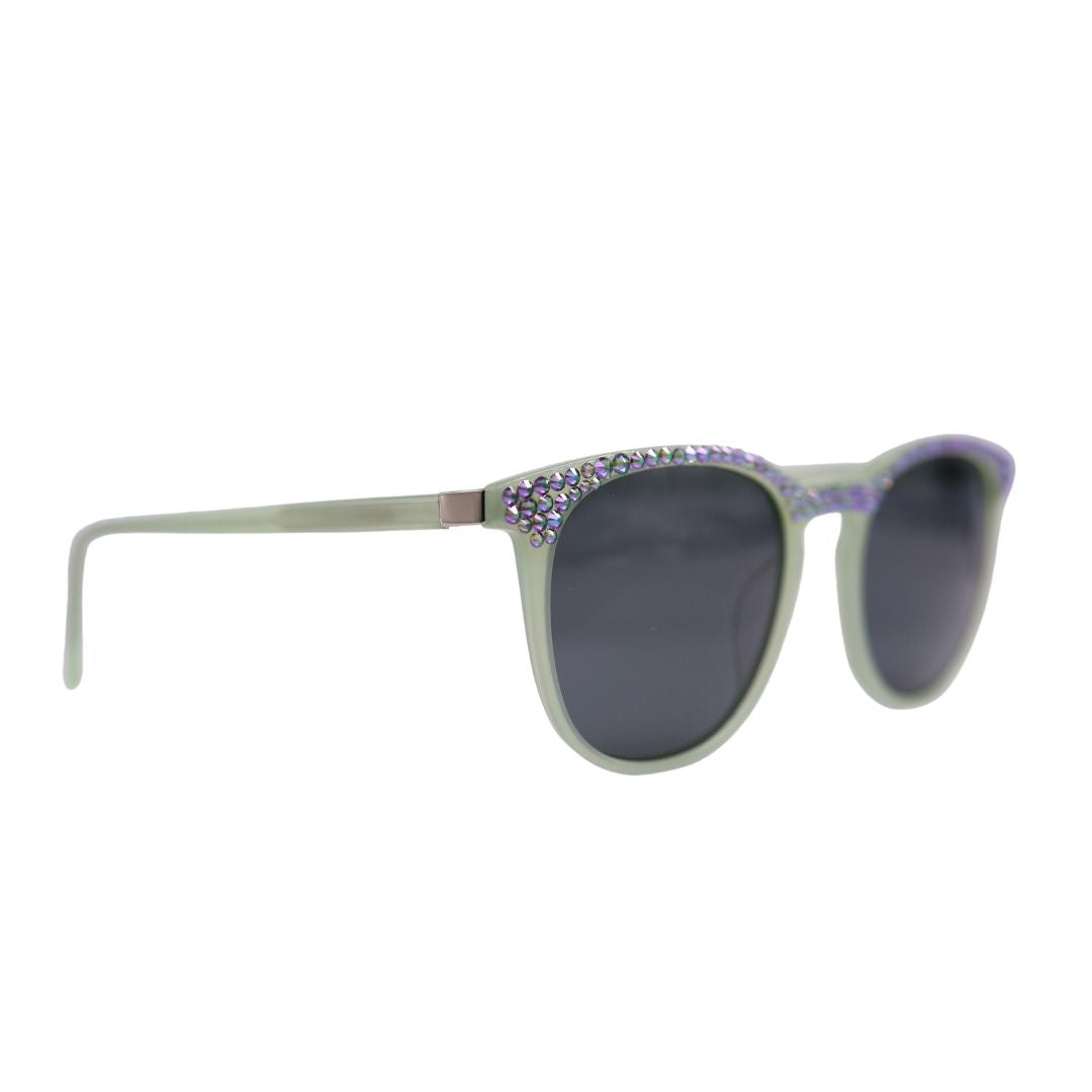 ChicSpark - Emerald Sparkle Sunglasses