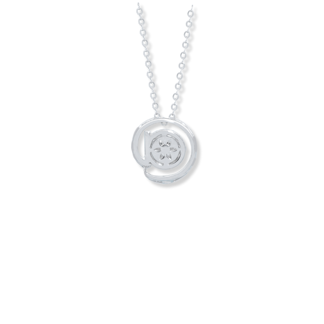 925 Sterling Silver Rotary Necklace