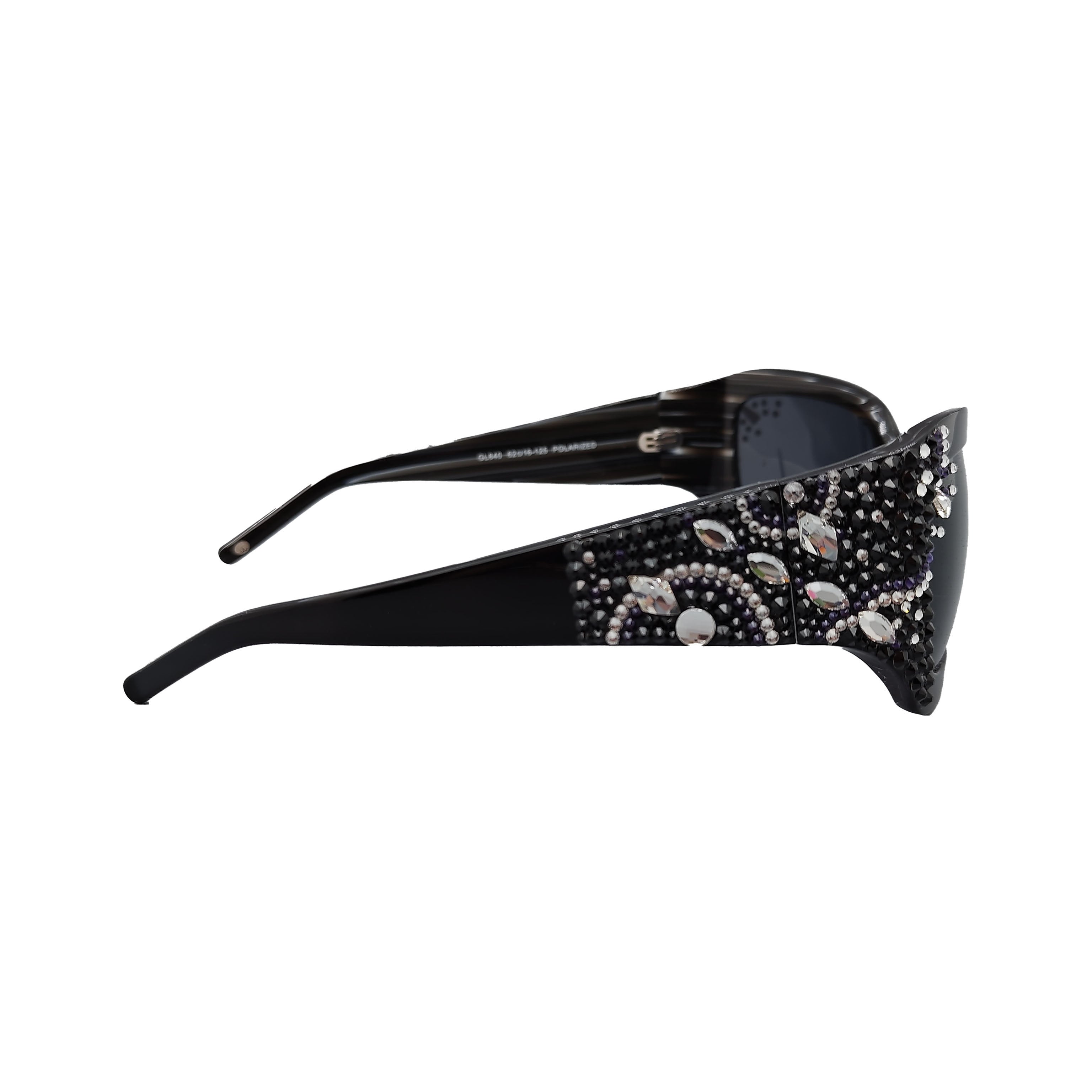 Chic Spark Fashion Crystal Black Women Sunglasses