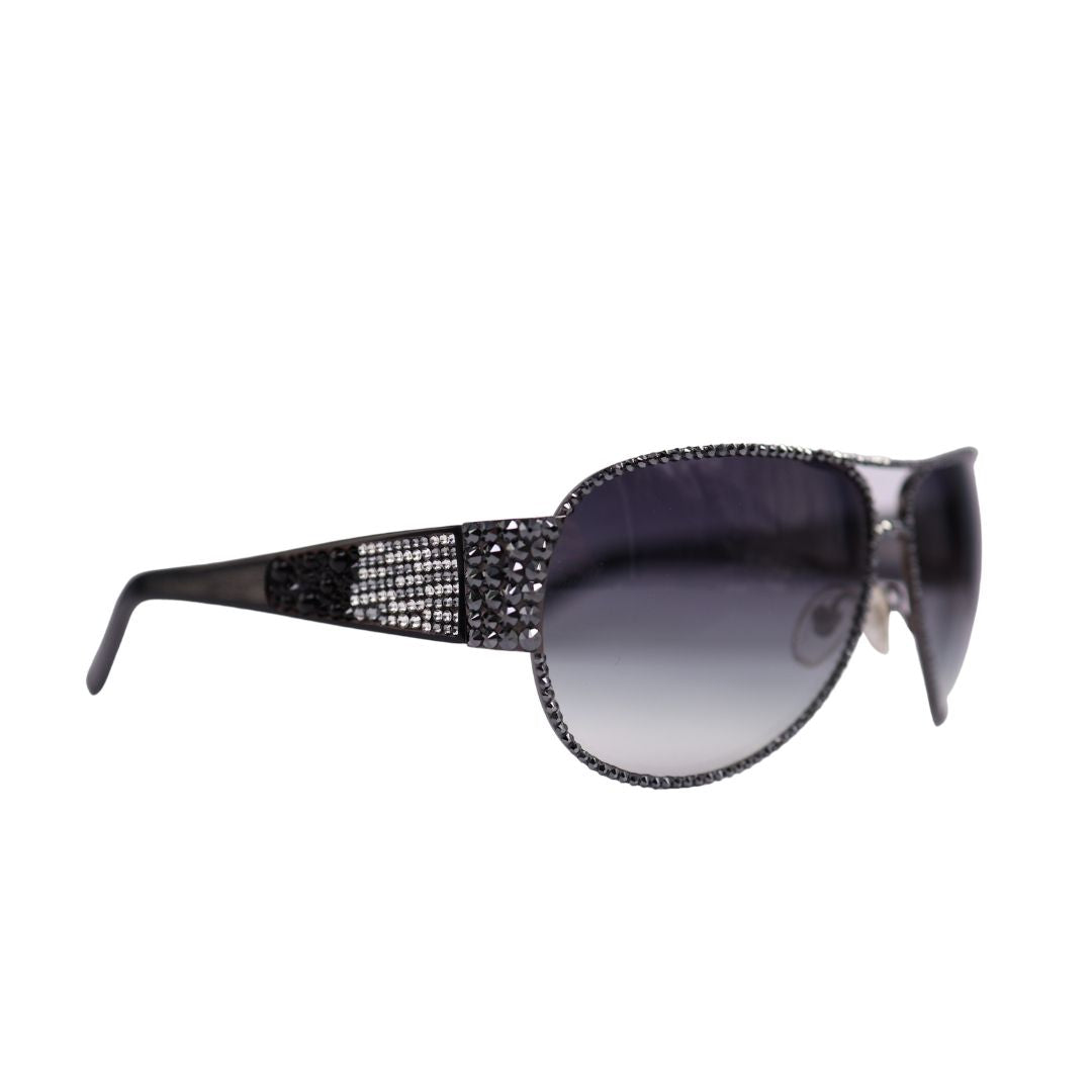 Crystal Catwalk - Majestic Ebony Sunglasses
