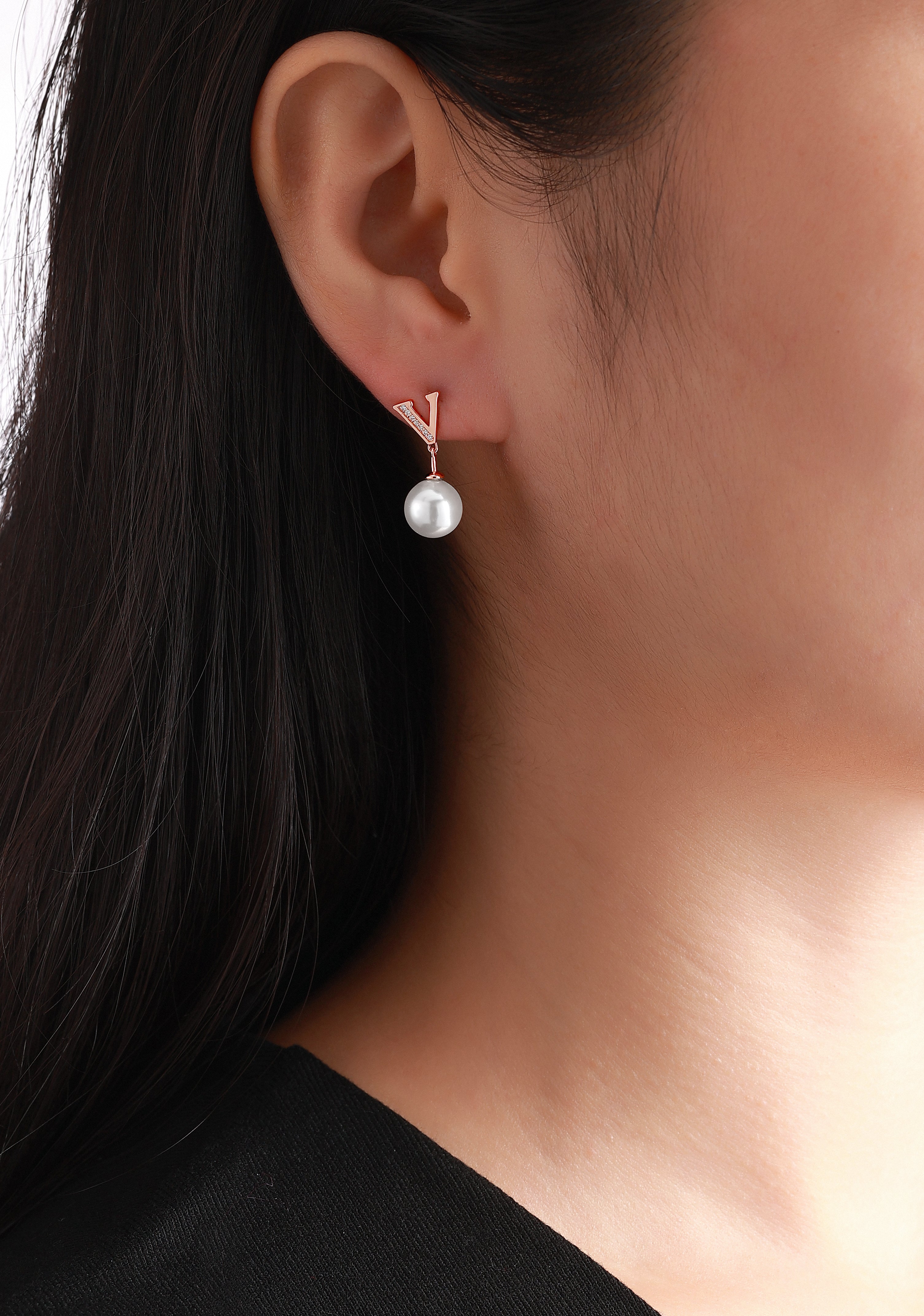 VICACCI V Harmony Pearl Earrings