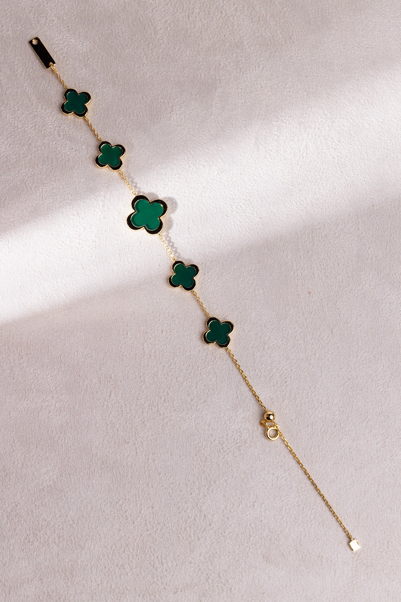 Clover Jade Bracelet