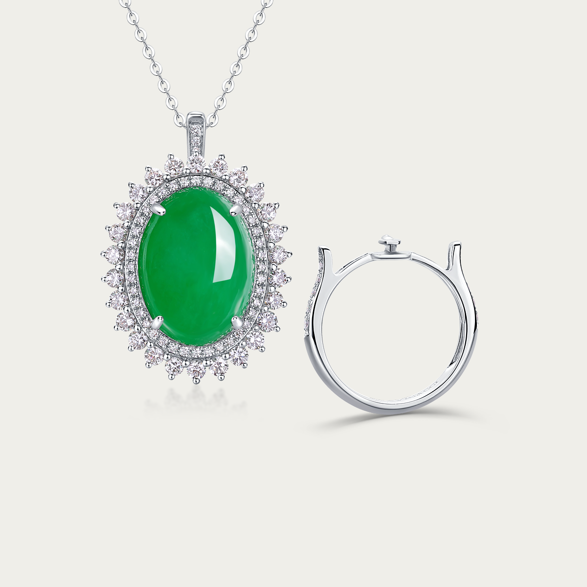 Convertible Jade Pendant & Ring (2-in-1)