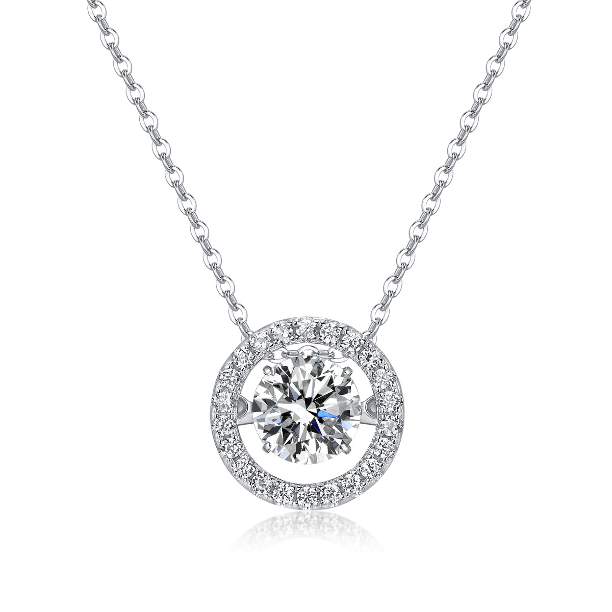 Classic Dancing colour Stone necklace | VICACCI