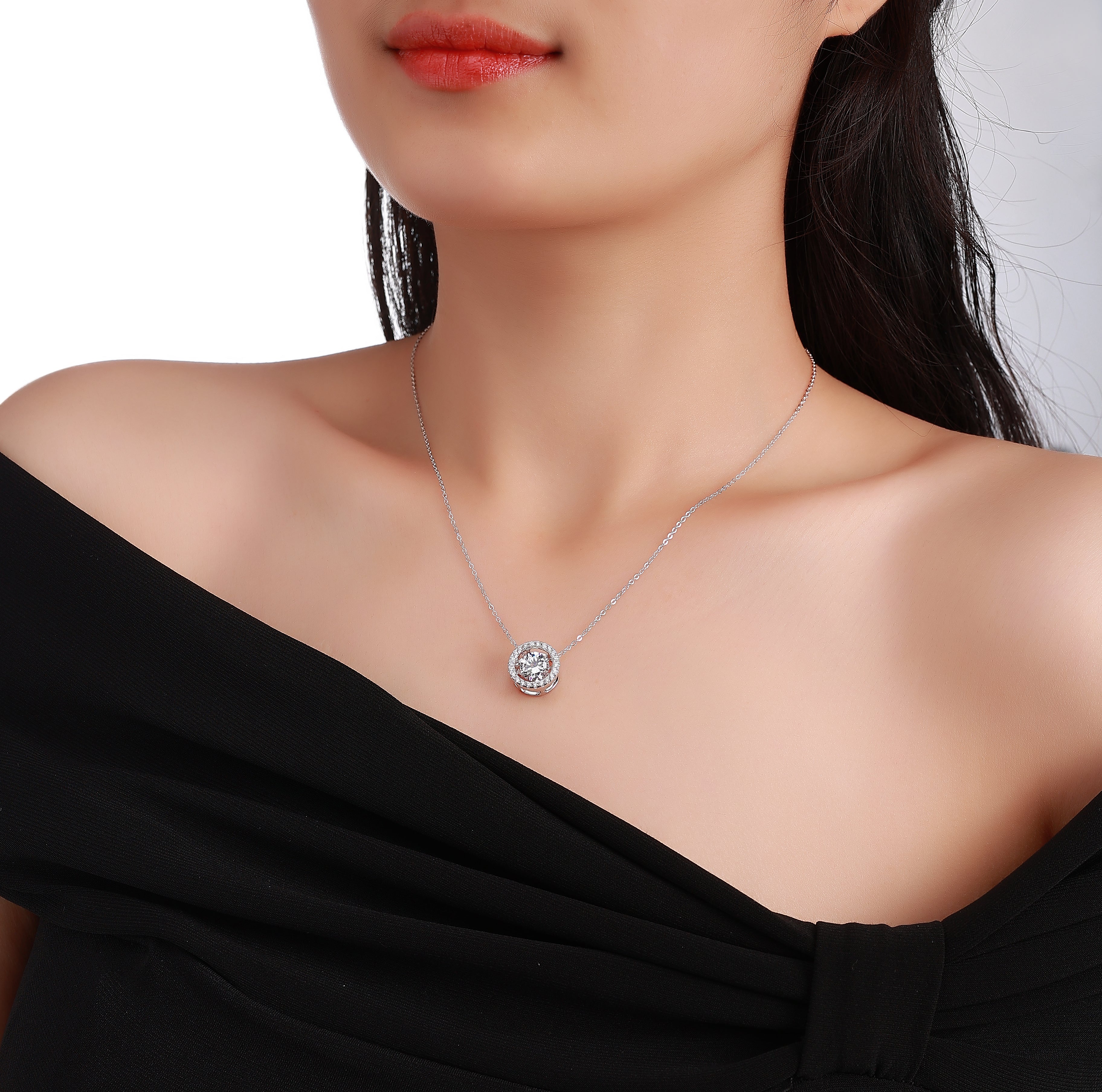 Classic Dancing colour Stone necklace