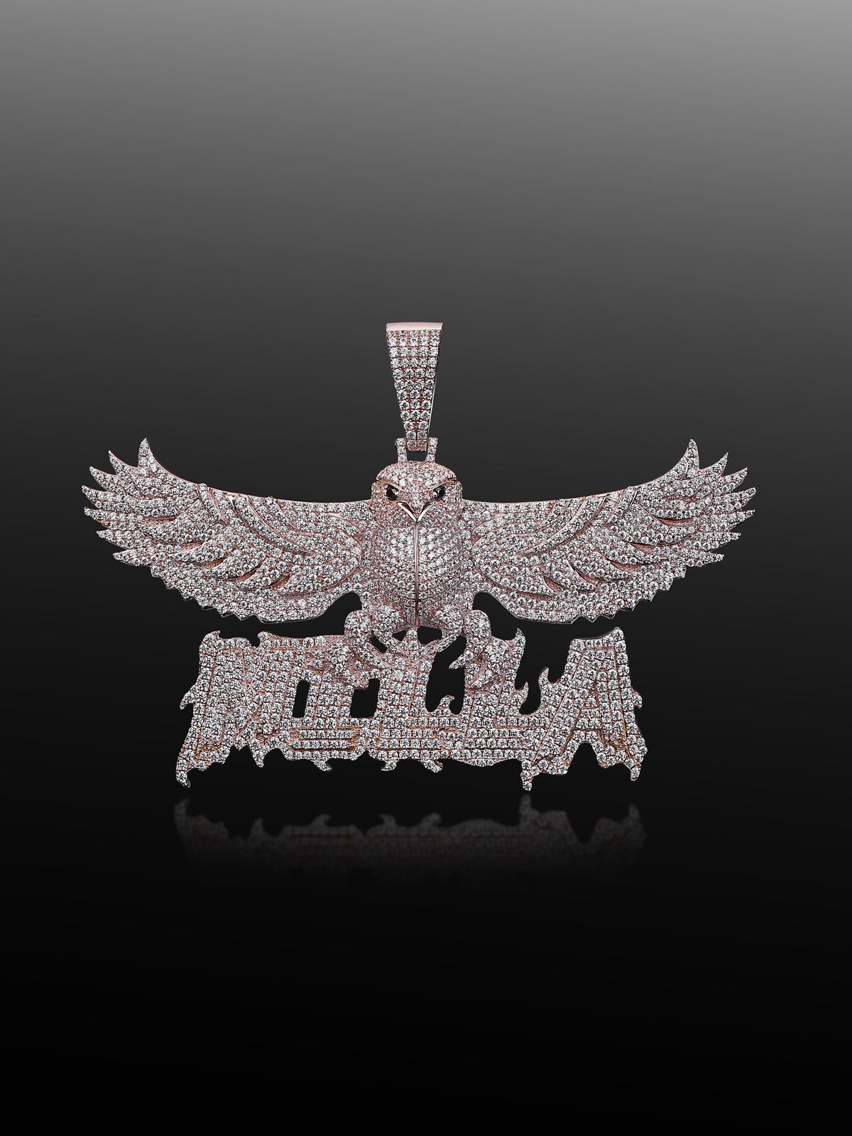 Eagle Design Diamond Pendant