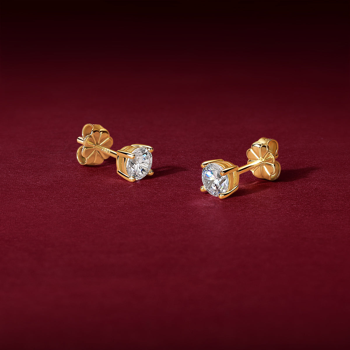 Pure Radiance Stud Earrings