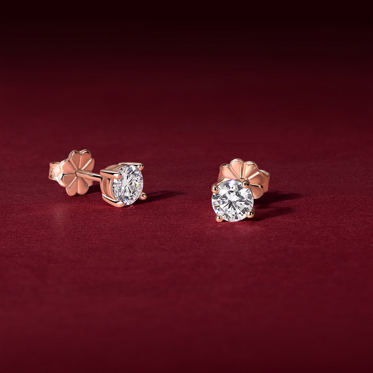 Pure Radiance Stud Earrings