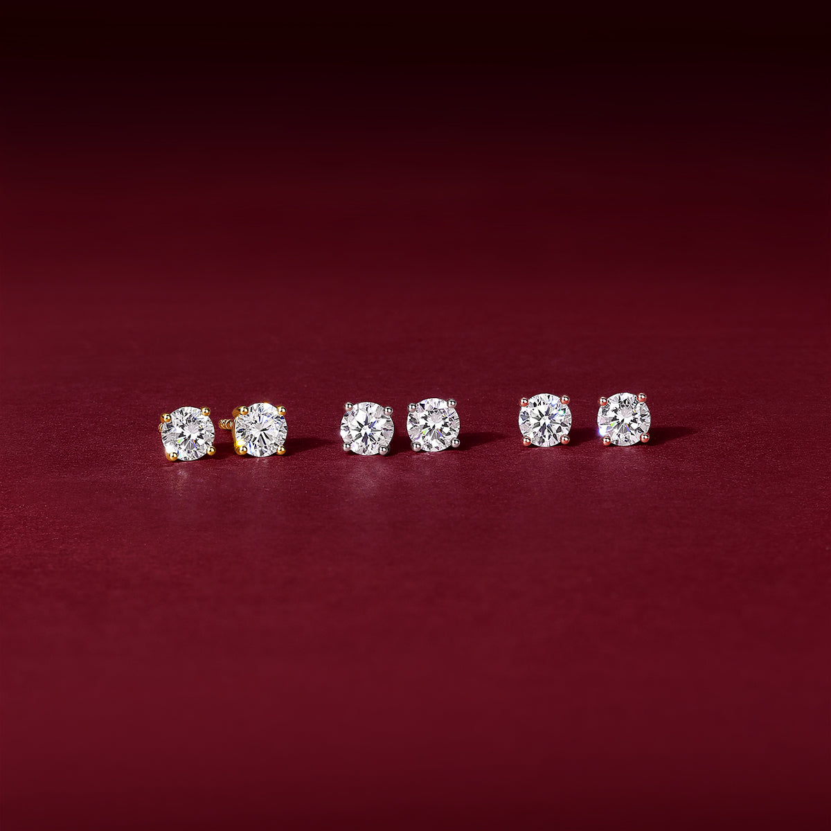 Pure Radiance Stud Earrings