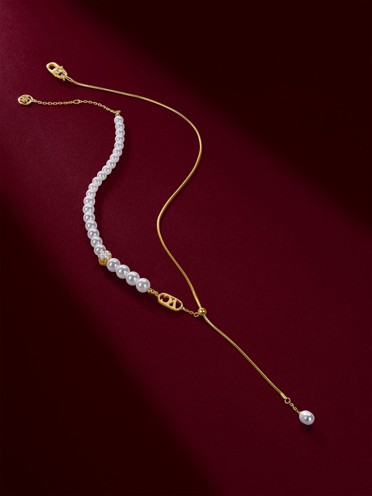 Graceful Serenity Long Necklace