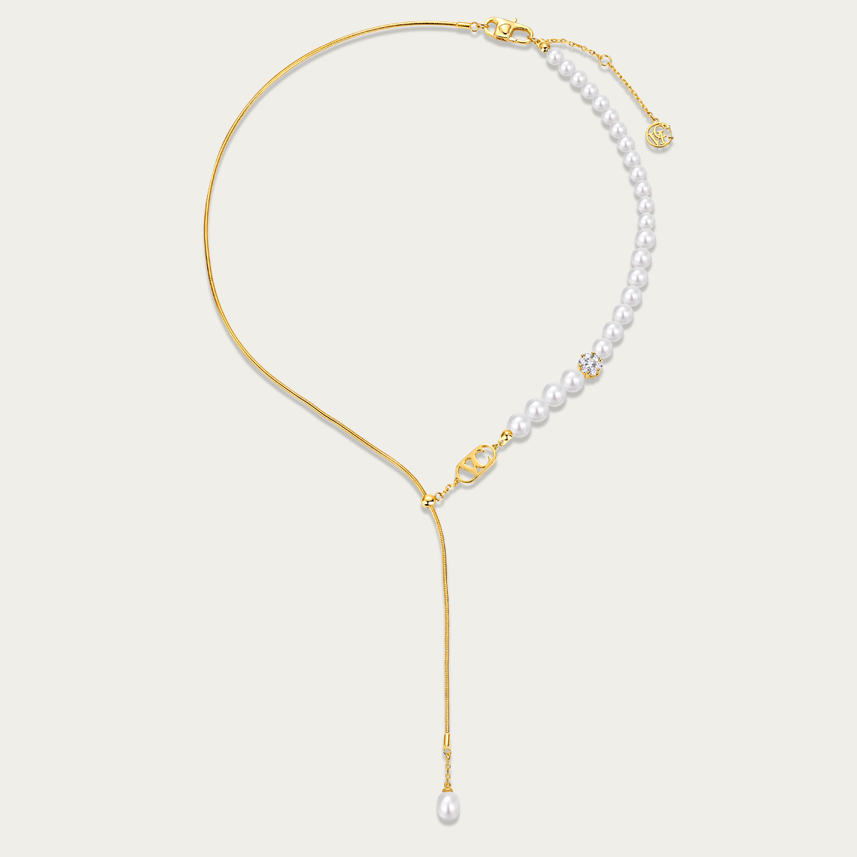 Graceful Serenity Long Necklace